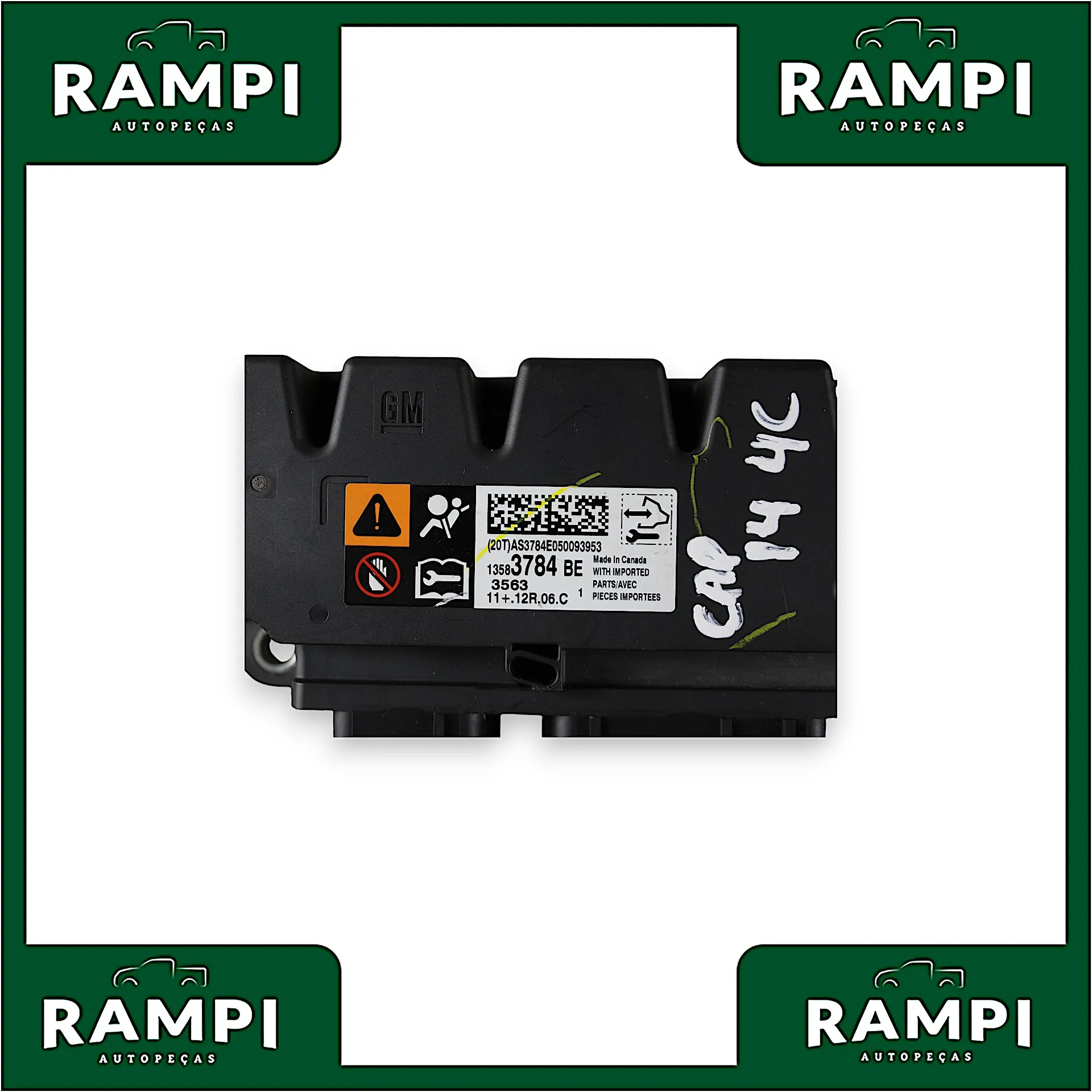 Kit Airbag GM Captiva 2014 4c 13583784 (Capa do painel com detalhes)