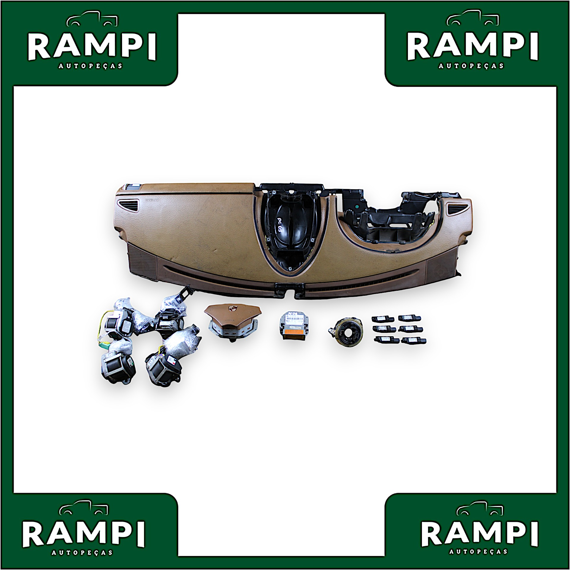 Kit Airbag Porsche Cayenne 2009 7l0959655 