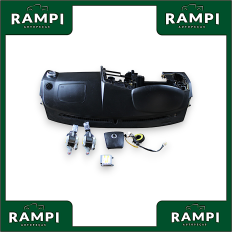 Kit Airbag Ssangyong Kyron 2011 8625009041 (capa do painel com detalhes)
