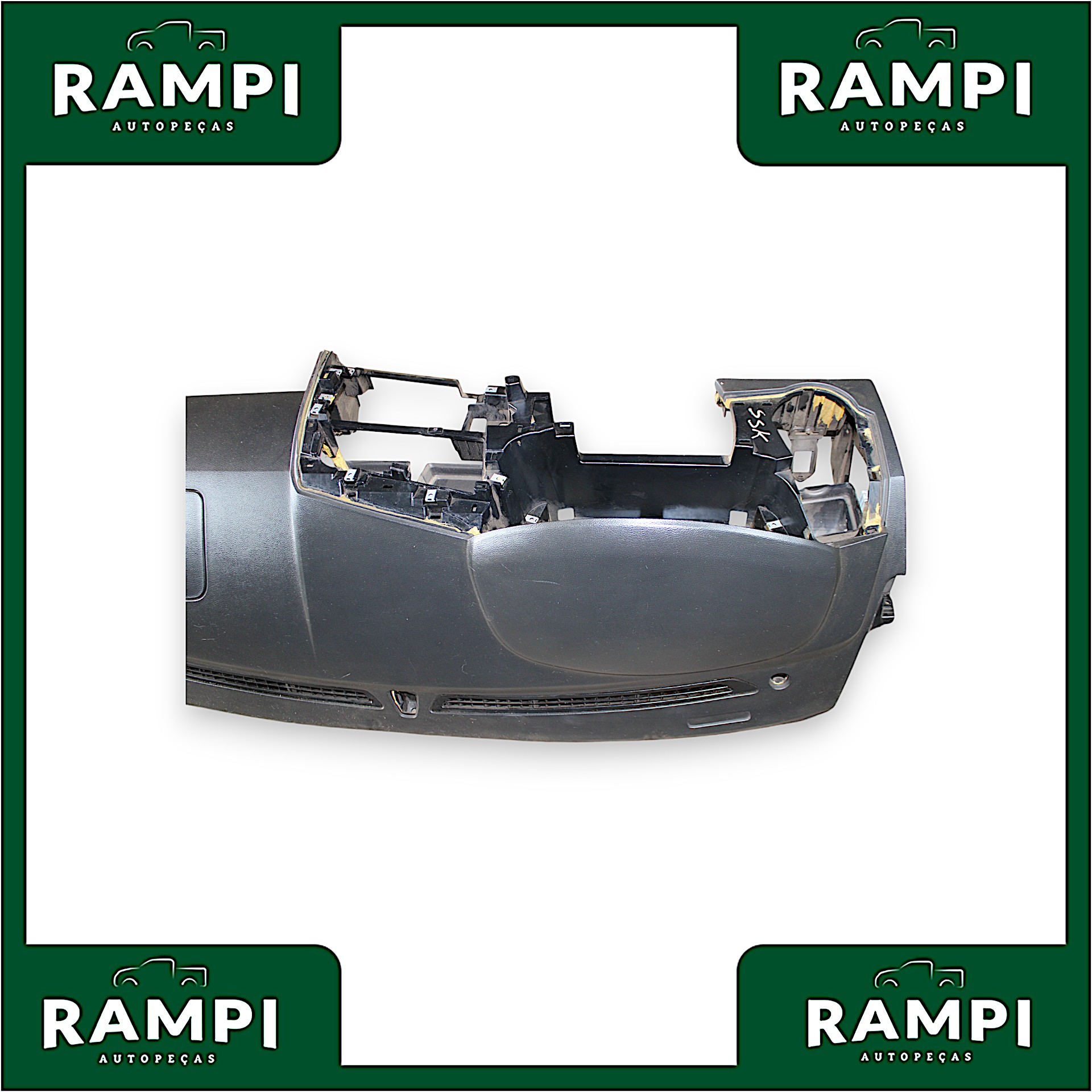 Kit Airbag Ssangyong Kyron 2010 8625009041 (capa do painel com detalhes)