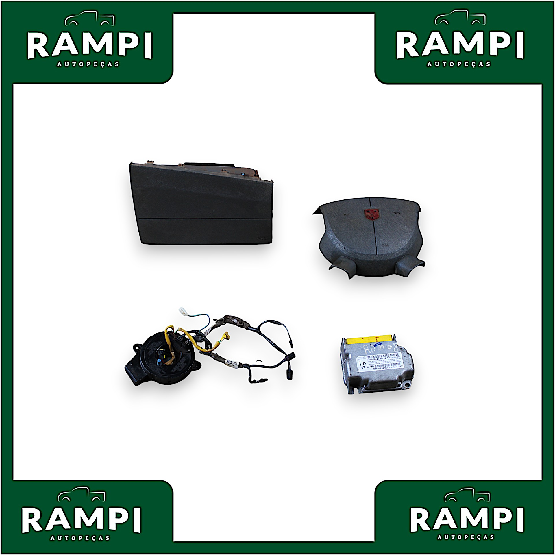 Kit Airbag Com Bolsa Dodge Ram 2008 39754c (Sem capa do painel)