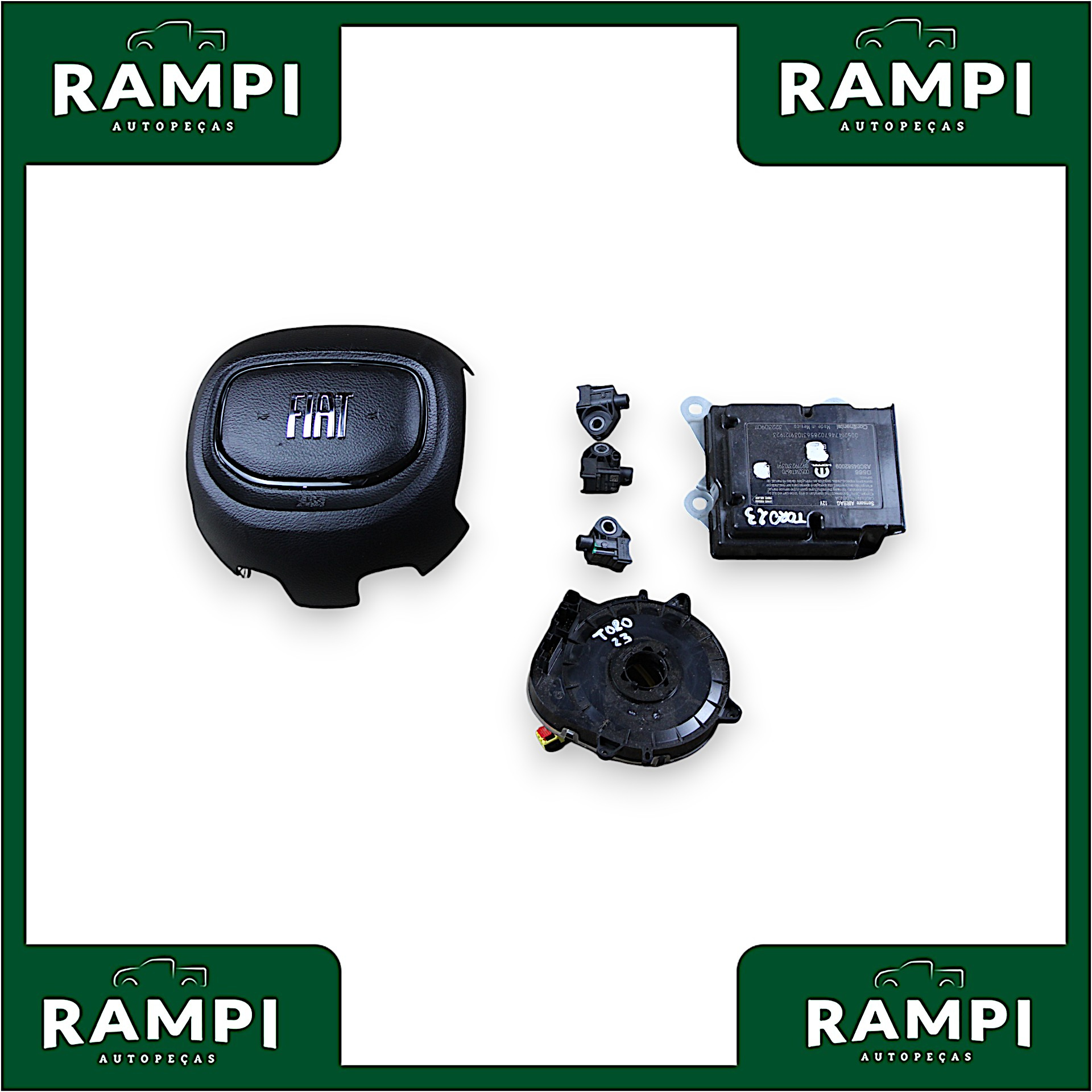 Kit Airbag Com Bolsa Fiat Toro 2023 a3c04582009 (Sem capa do painel)