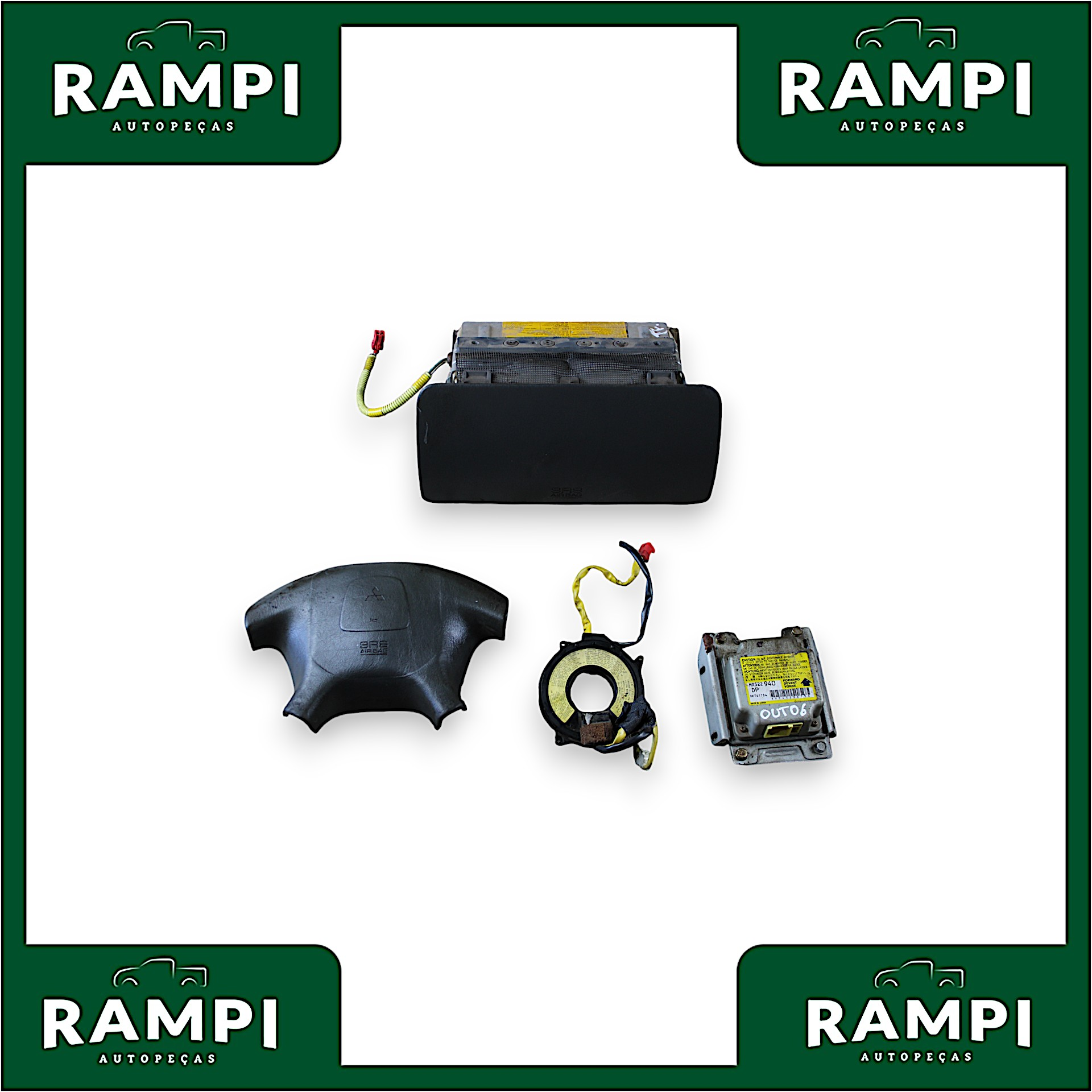 Kit Airbag Com Bolsa Ford Ranger 2005 1l5a14b321bb (Sem capa do painel)