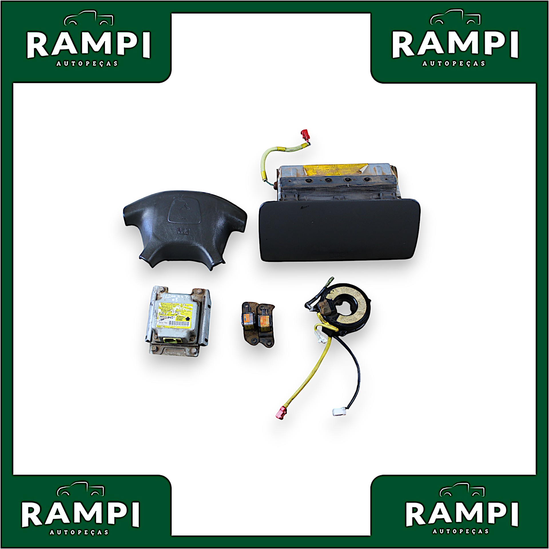 Kit Airbag Com Bolsa L200 Outdoor 2008 mr522940 (Sem capa do painel) 