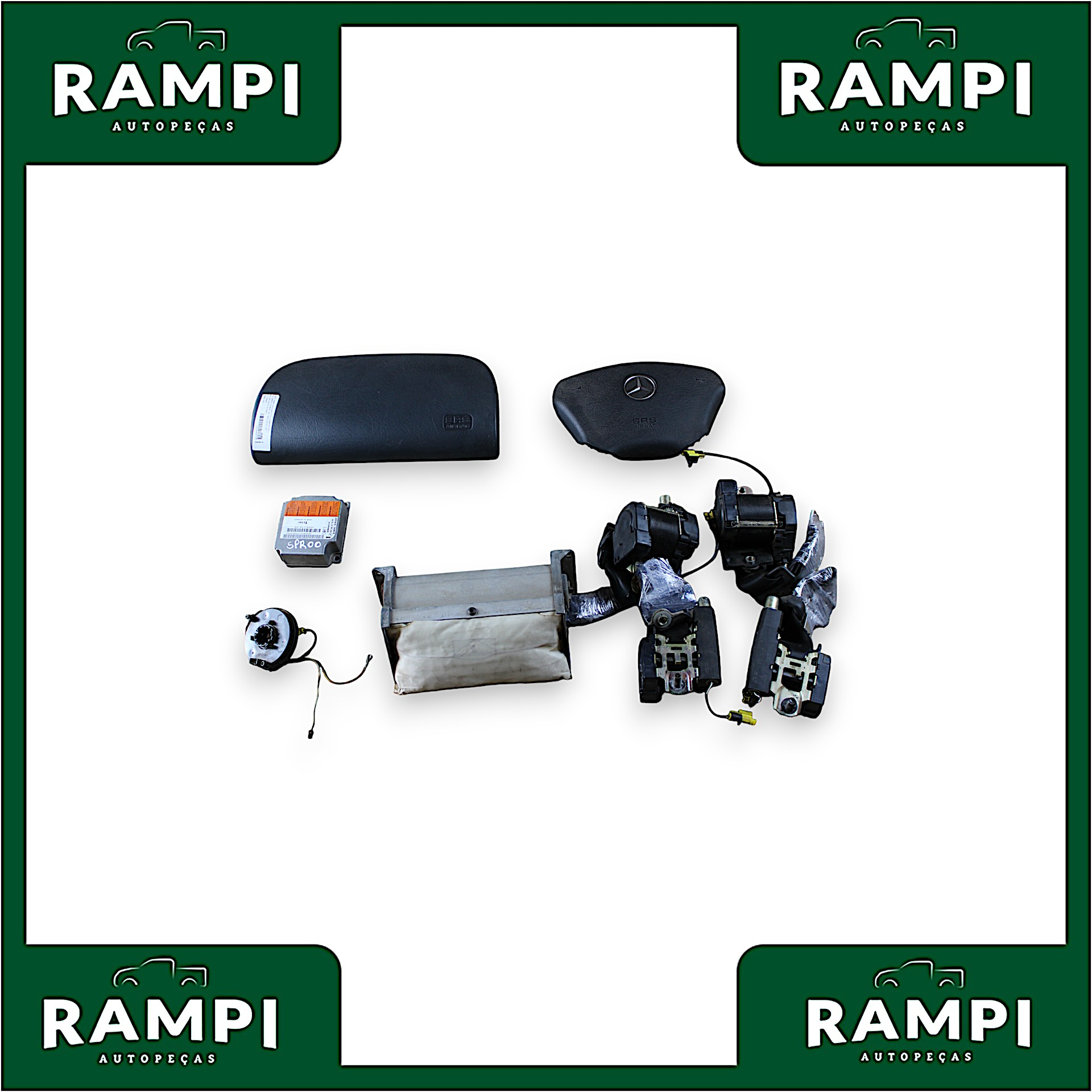 Kit Airbag Com Bolsa Mercedes-Benz Sprinter 2000 0025428118 (Sem capa do painel) 
