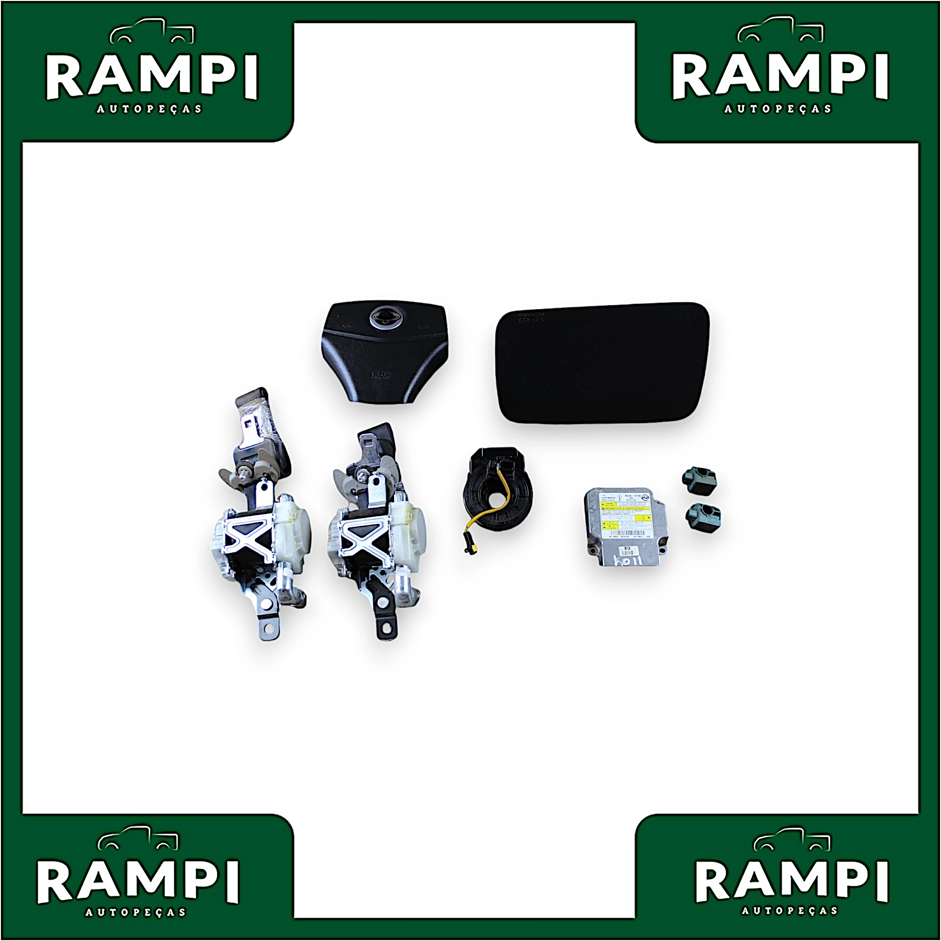 Kit Airbag Com Bolsa Ssangyong Korando 2011 8625034140 (Sem capa do painel) 