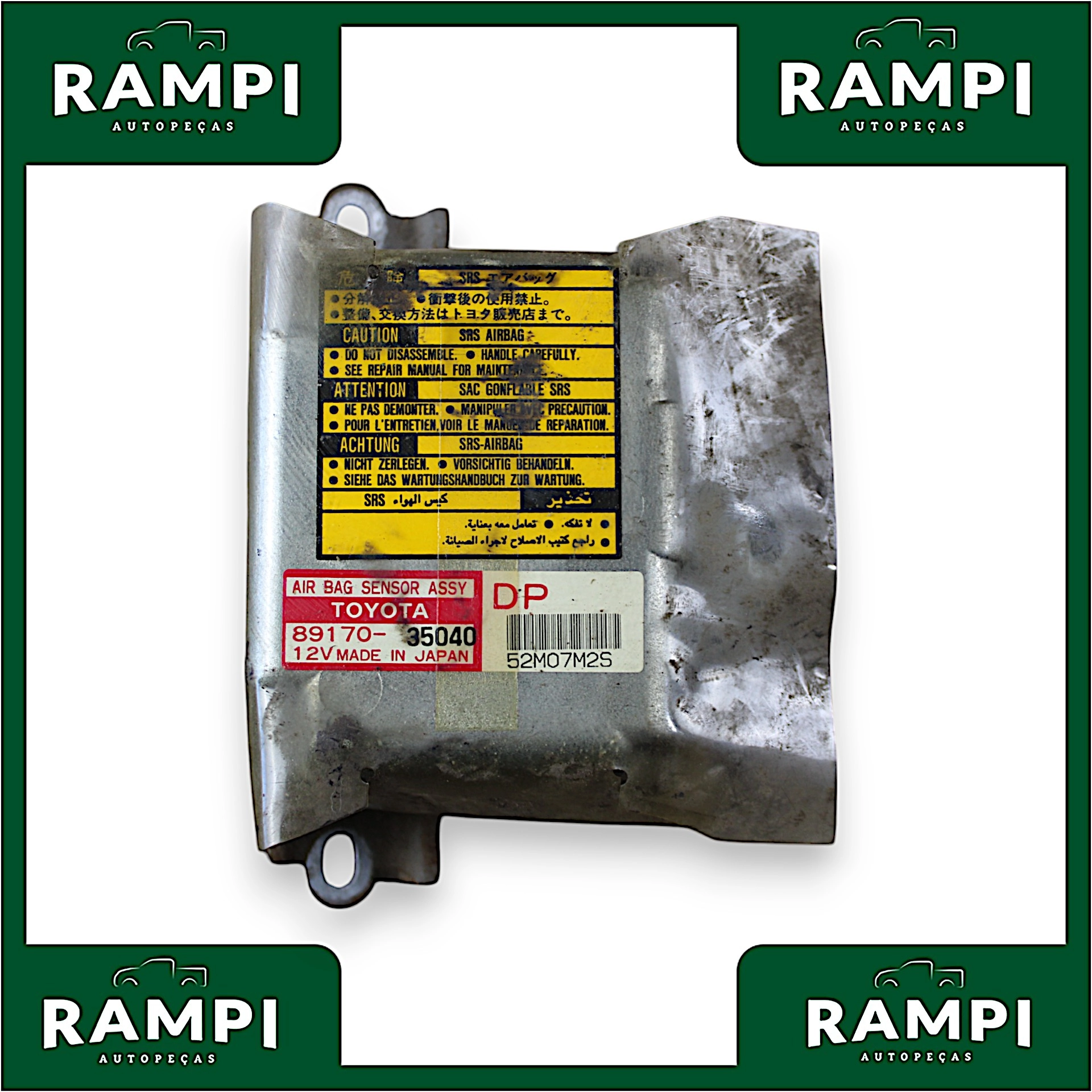 Kit Airbag Com Bolsa Toyota Hilux 2001 89170 (Sem capa do painel)