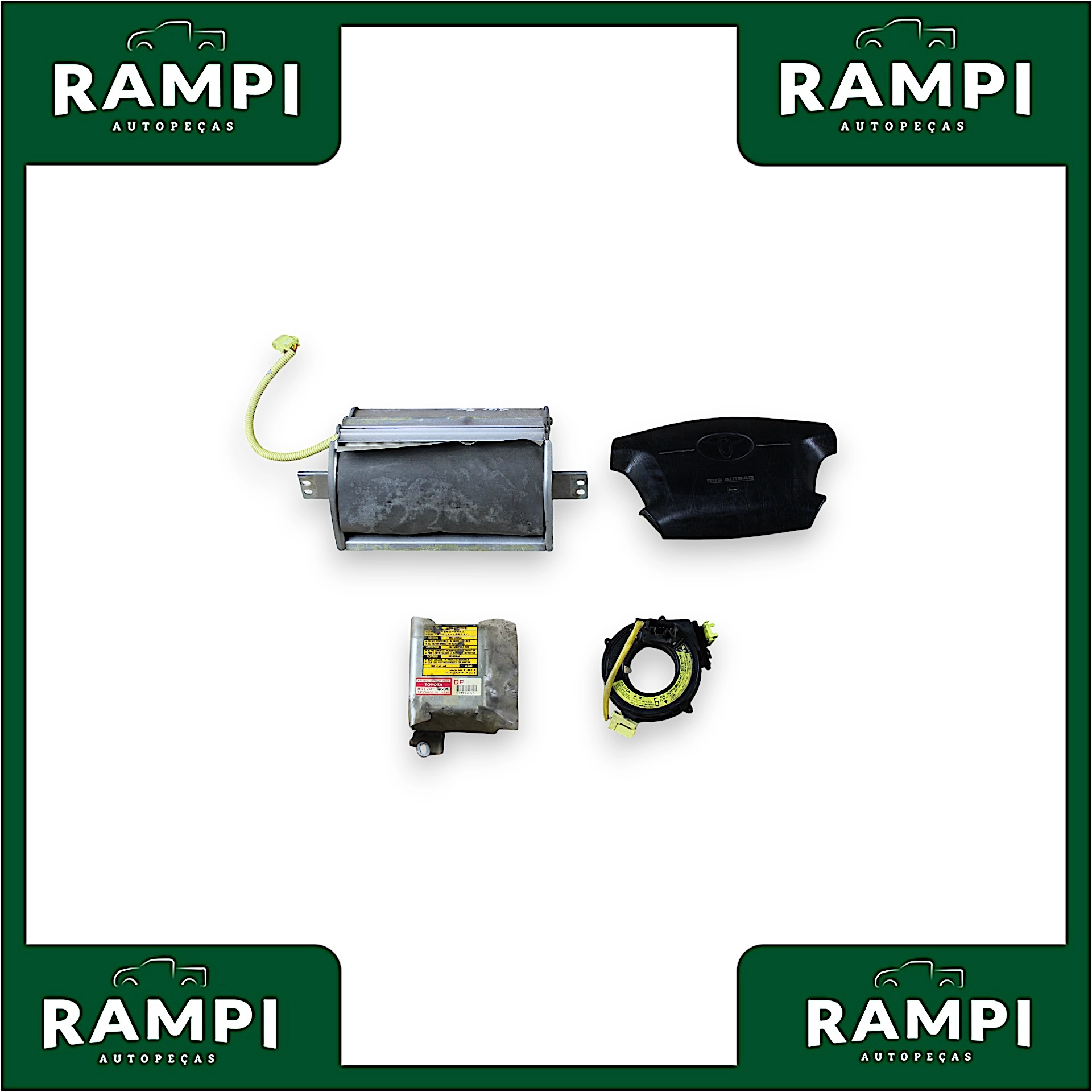 Kit Airbag Com Bolsa Toyota Hilux 2001 89170 (Sem capa do painel)