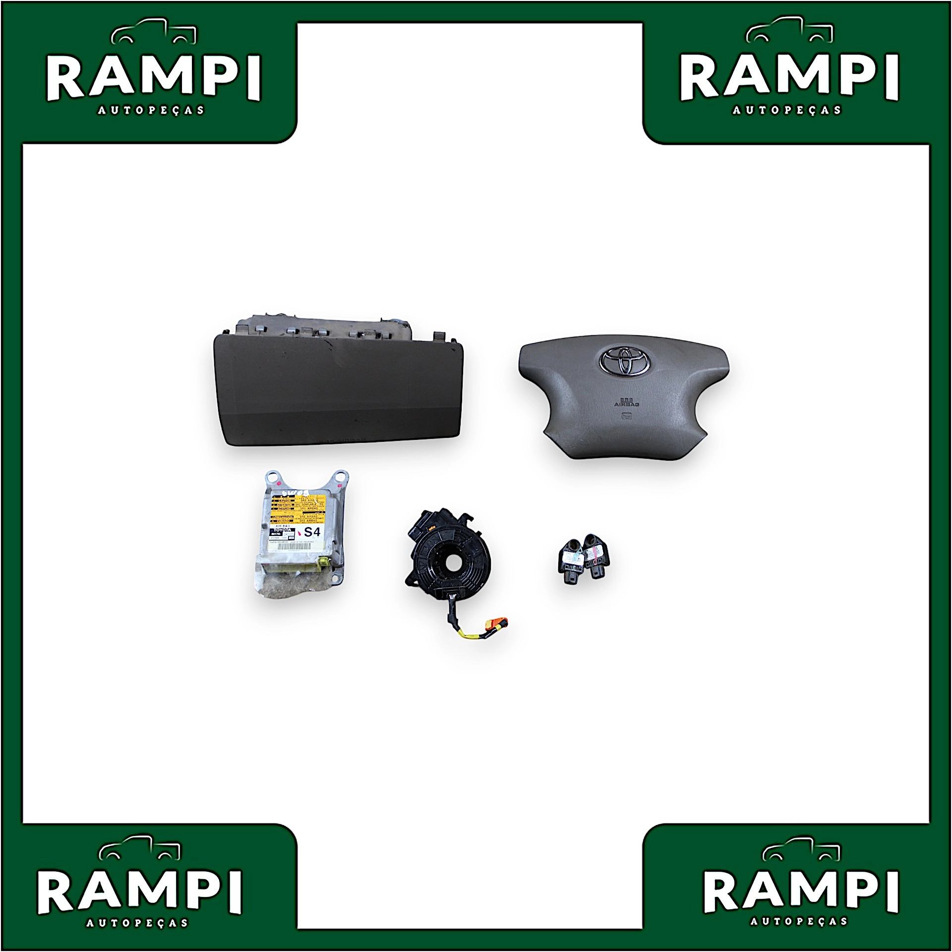 Kit Airbag Com Bolsa Toyota Hilux Sw4 2008 89170 (Sem capa do painel) 