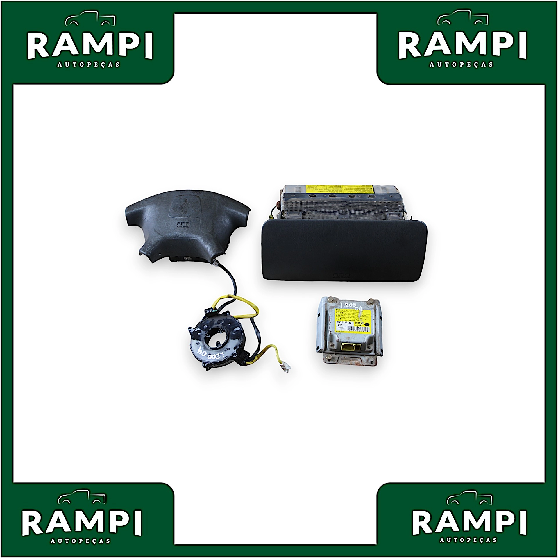 Kit Airbag Mitsubishi L200 Triton 2014 mr522940 (Sem Capa do Painel)