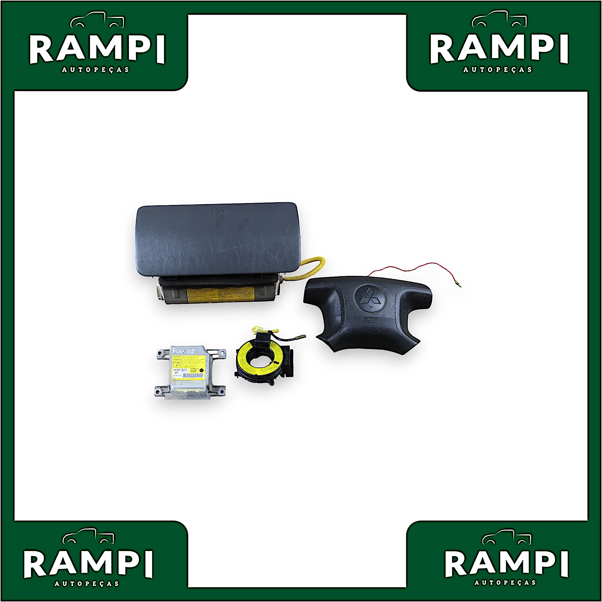 Kit Air Barg Com Bolsa Mitsubishi Pajero Full 2005 mr587