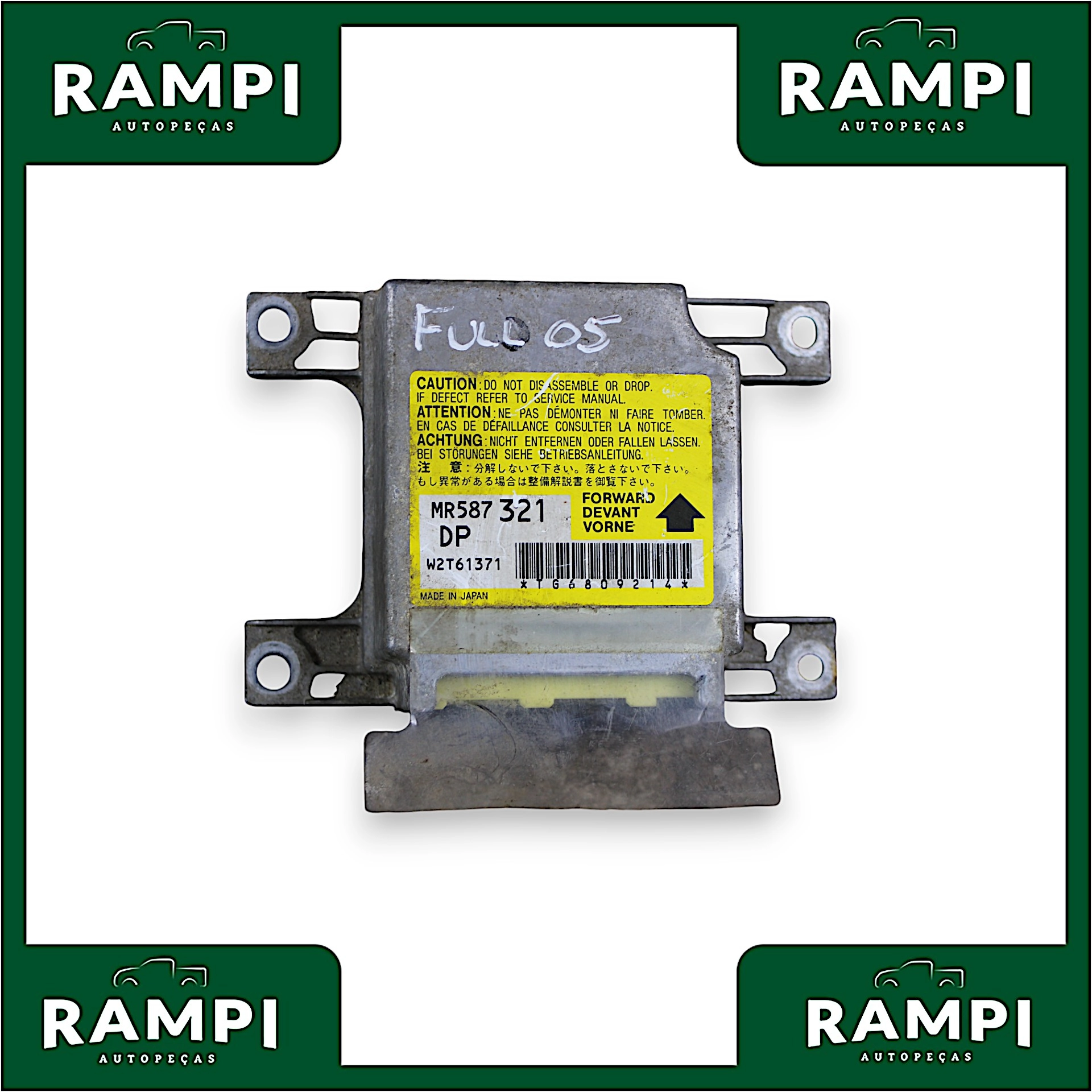 Kit Air Barg Com Bolsa Mitsubishi Pajero Full 2005 mr587
