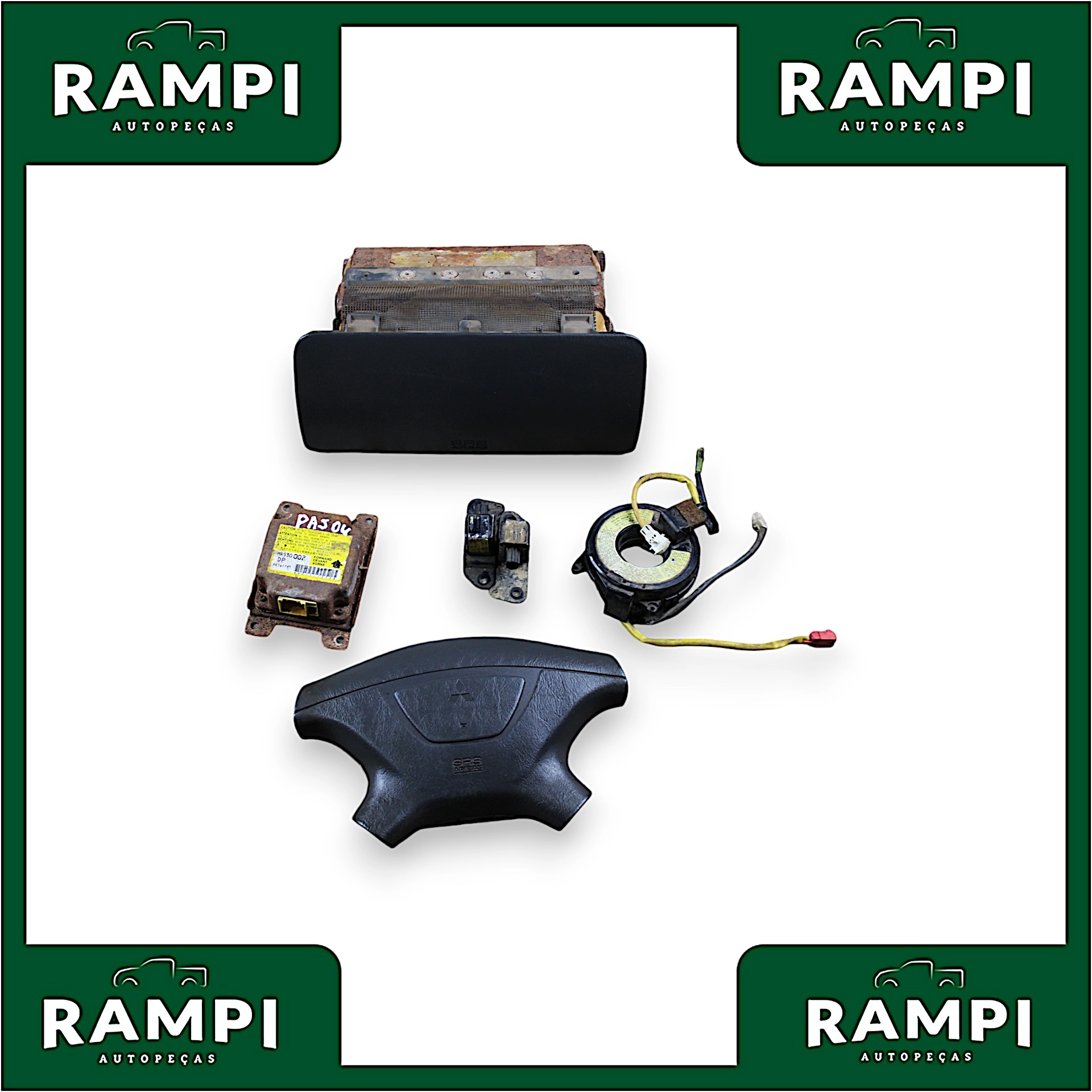 Kit Airbag Com Bolsa Mitsubishi Pajero 2004 mr530