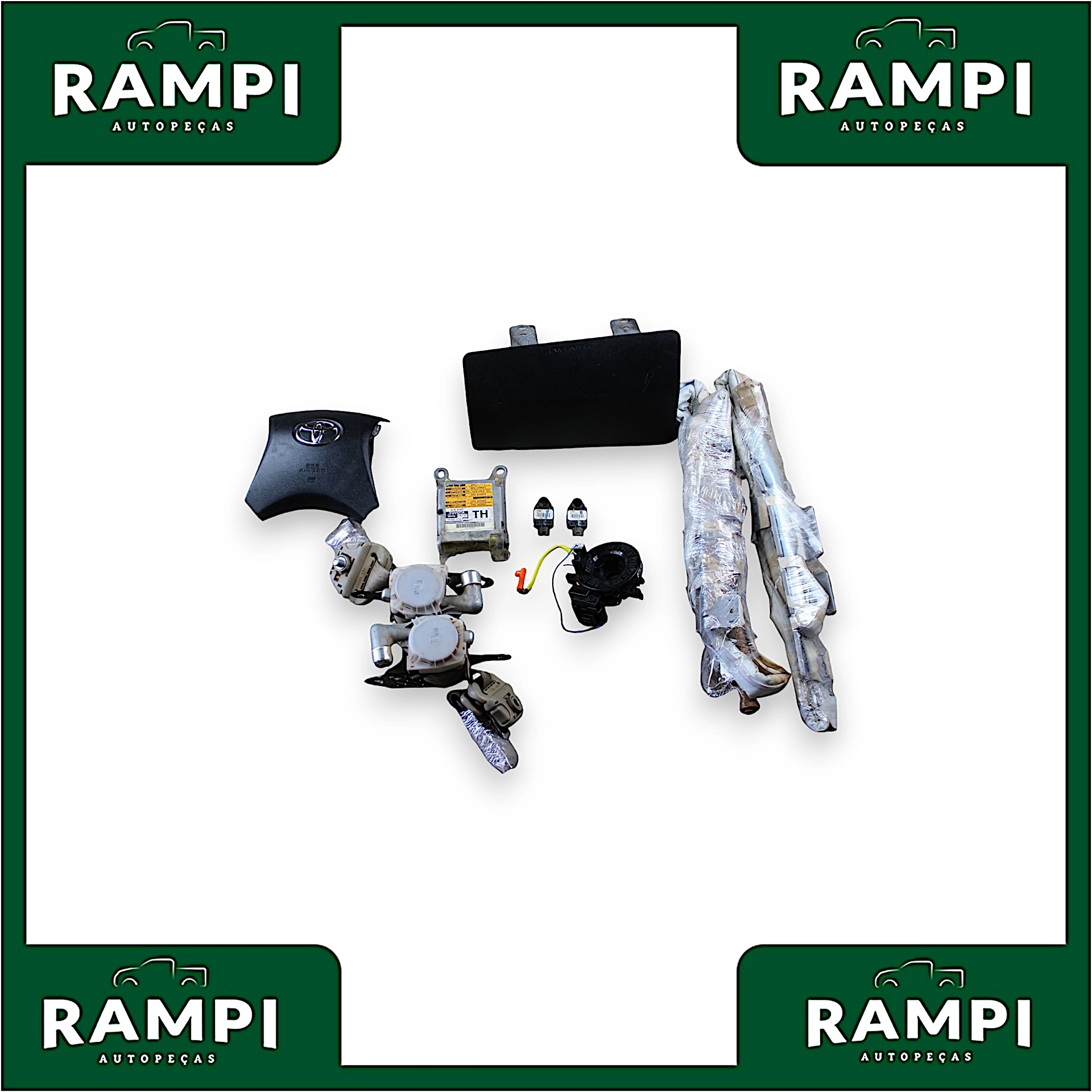 Kit Airbag Com Bolsa e Cortinas Toyota Hilux 2015 891730k010