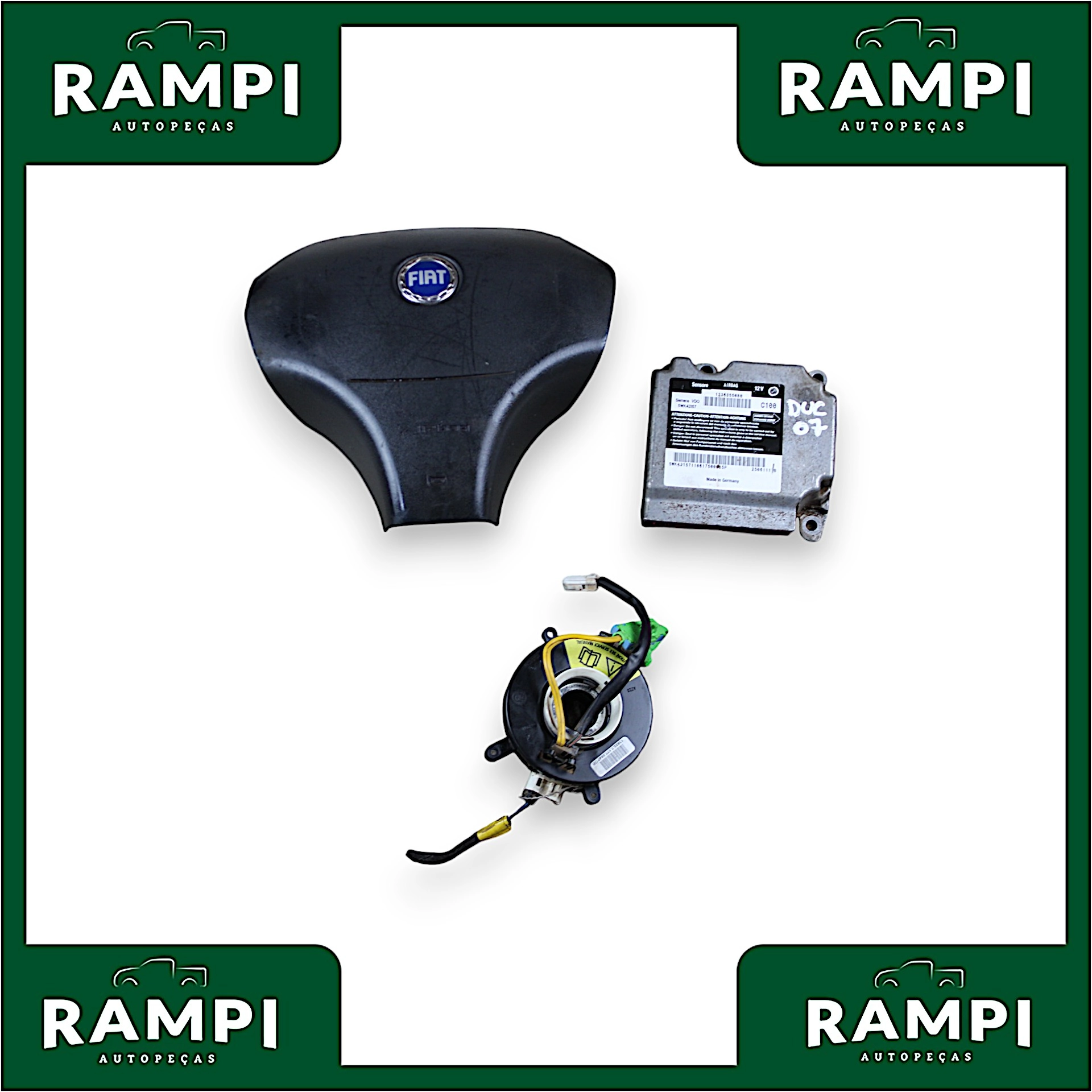 Kit Airbag Com Bolsa Fiat Ducato 2007 5wk43157