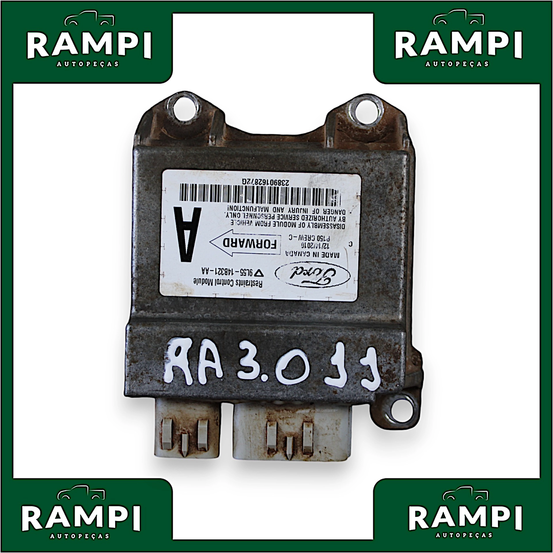 Kit Airbag Com Bolsa Ford Ranger 2011 3.0 9l5514b321aa