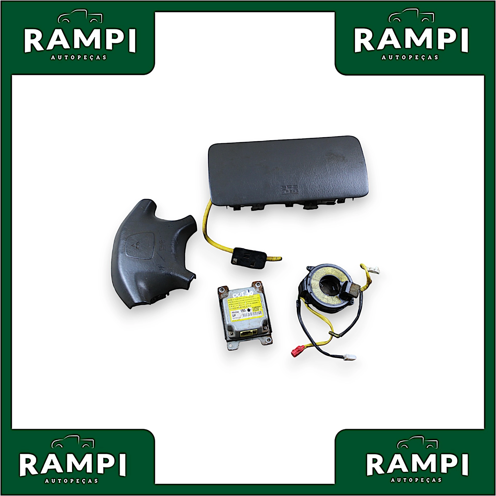 Kit Airbag Com Bolsa Mitsubishi L200 Triton Out. 8635a195