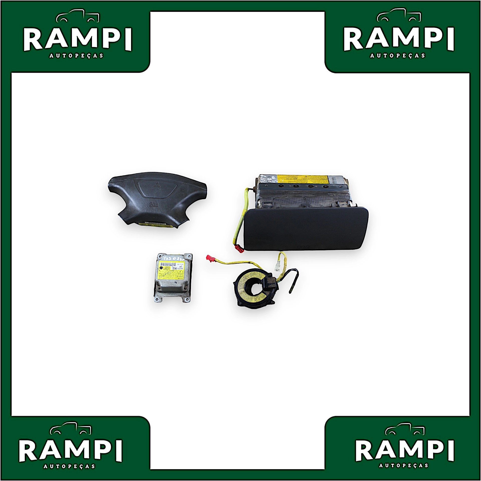 Kit Airbag Com Bolsa Mitsubishi Pajero Sport 2002 mr530002 