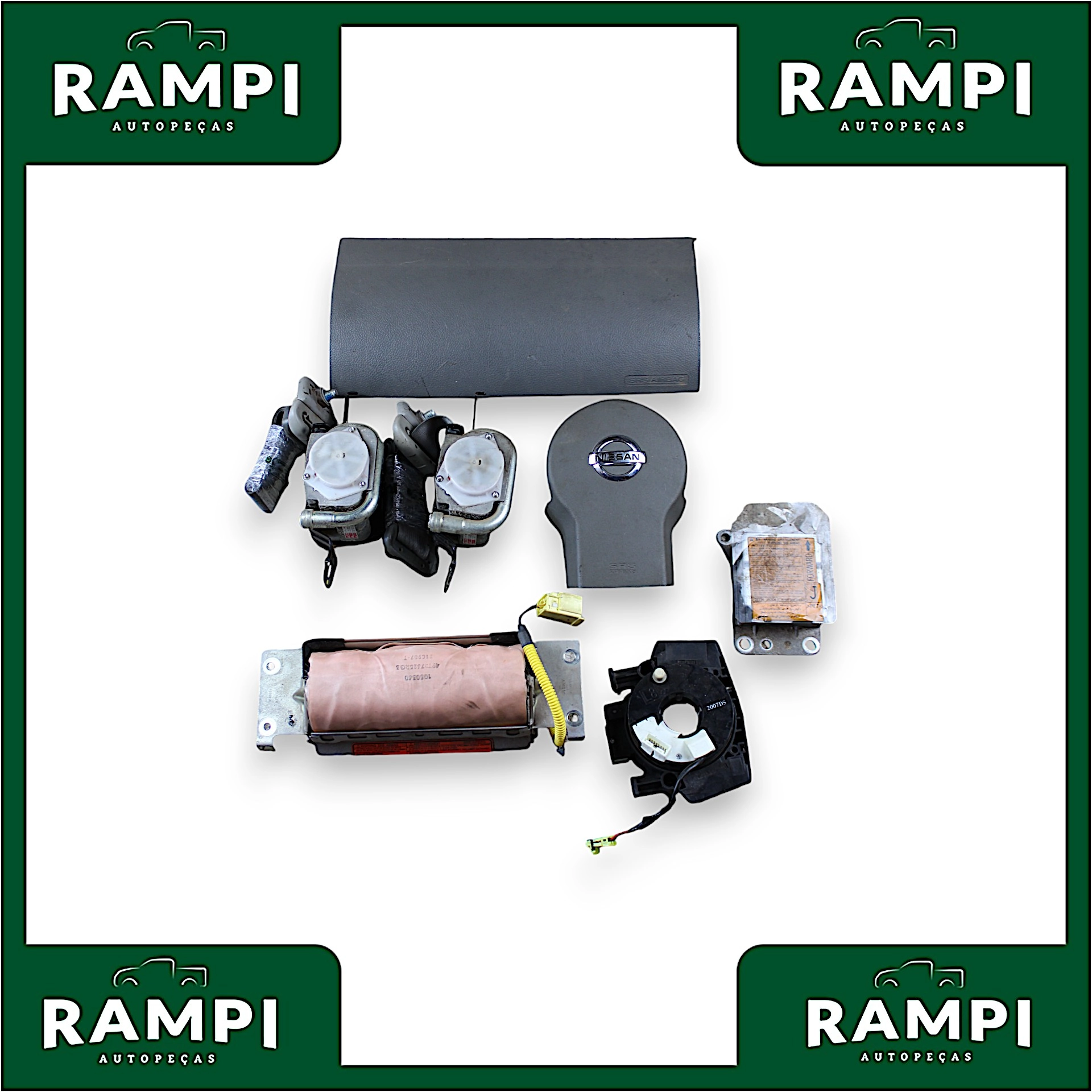 Kit Airbag Com Bolsa Nissan Frontier 2011 28556jr20a
