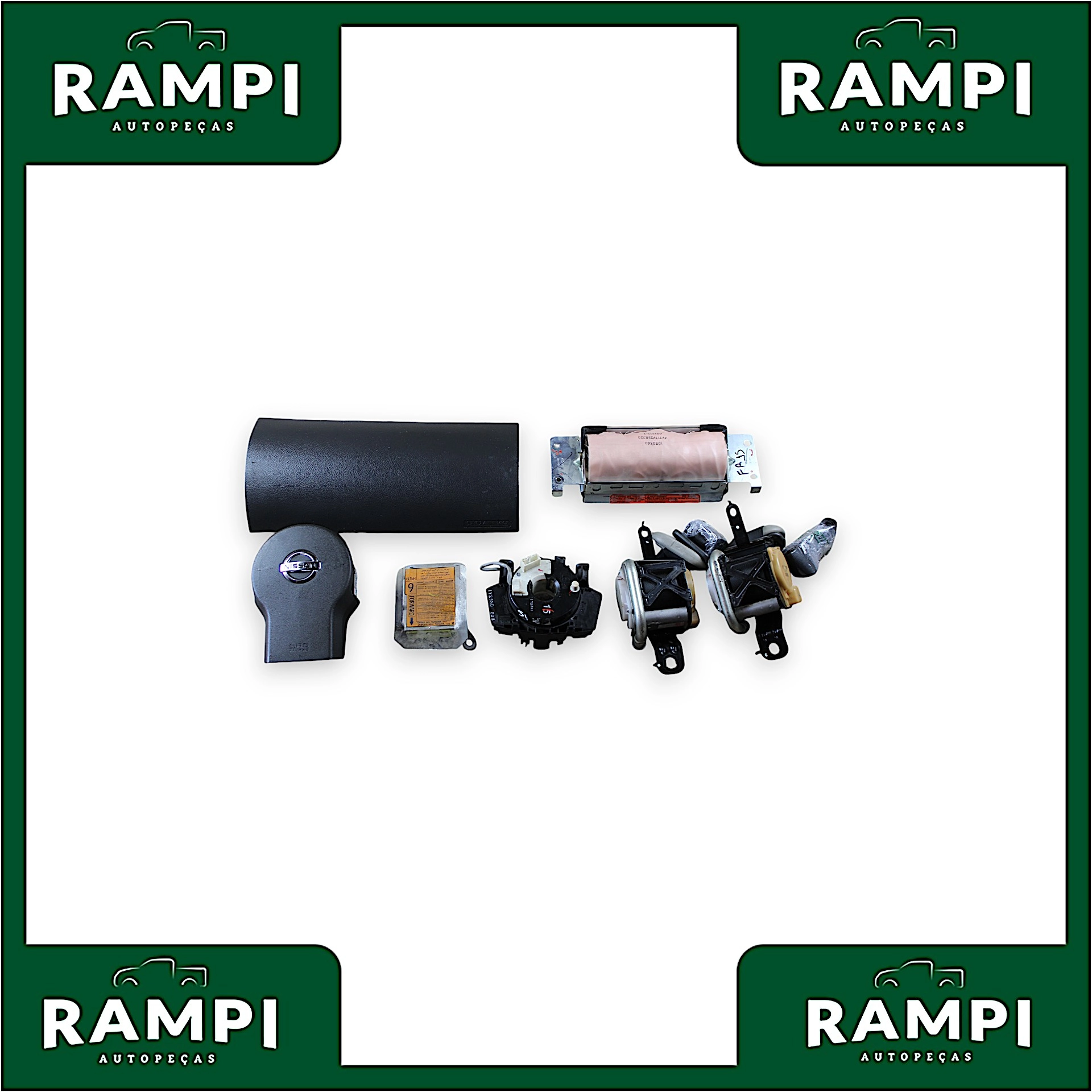 Kit Airbag Com Bolsa Nissan Frontier 2011 28556jr60b