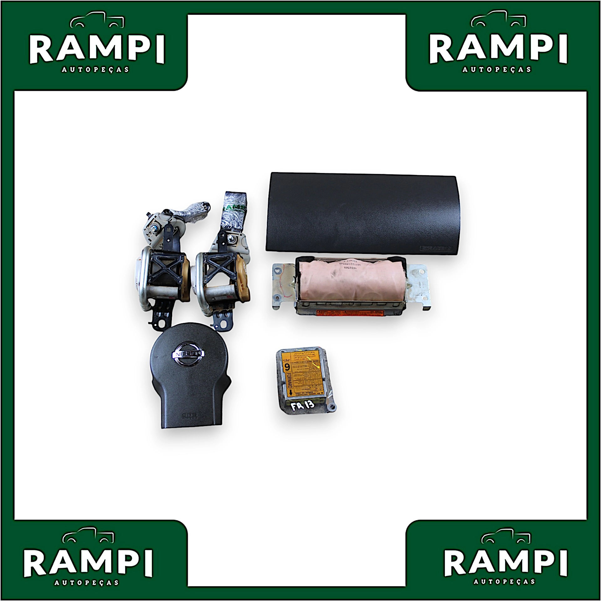Kit Airbag Com Bolsa Nissan Frontier 2013 28556jr02