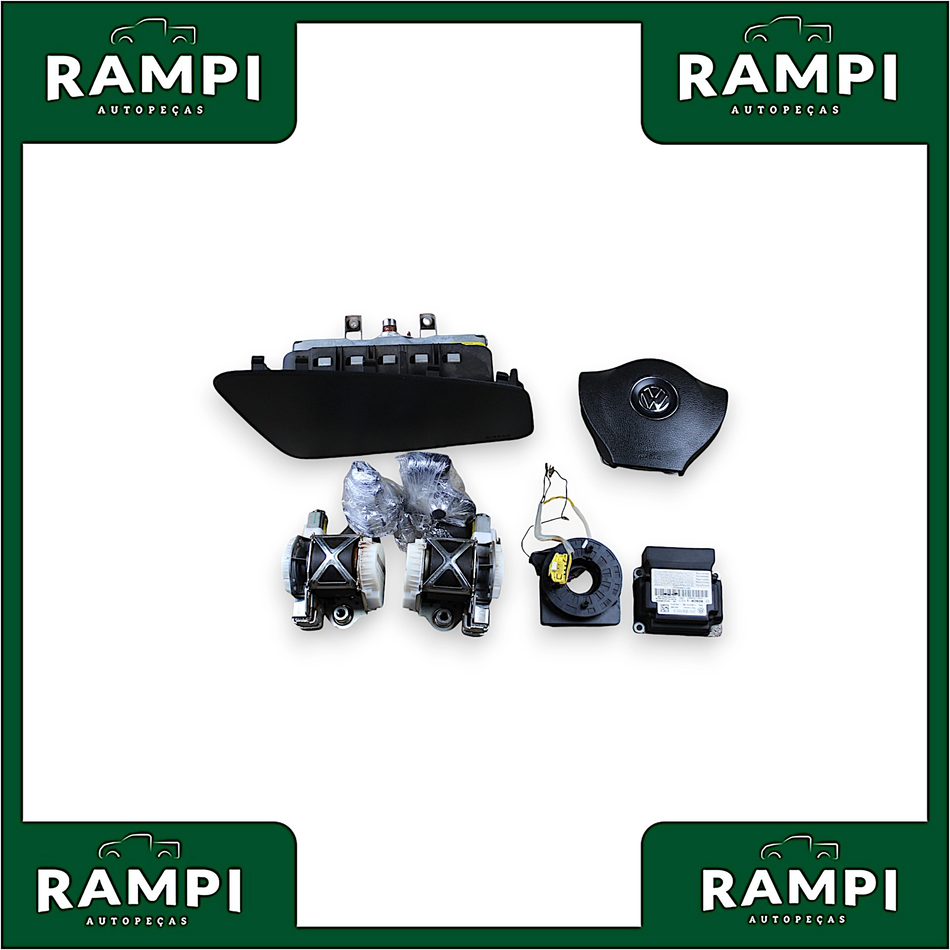 Kit Airbag Com Bolsa Volkswagen Amarok 2.0 2014 2h0959655b
