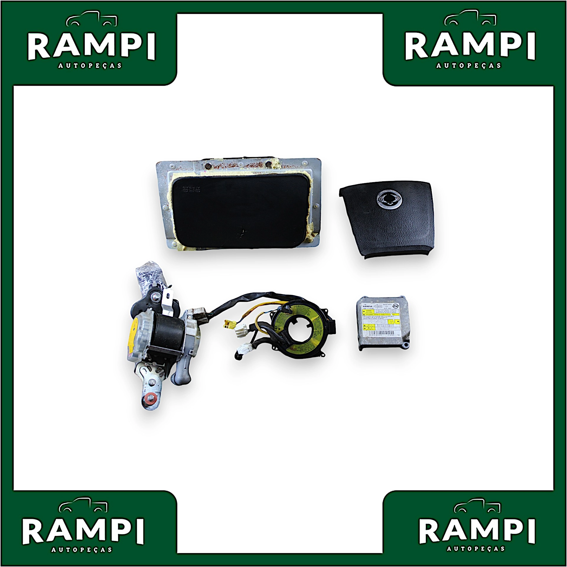 Kit Airbag Ssangyong Kyron Com Bolsa  2.0 2.7 8625009041