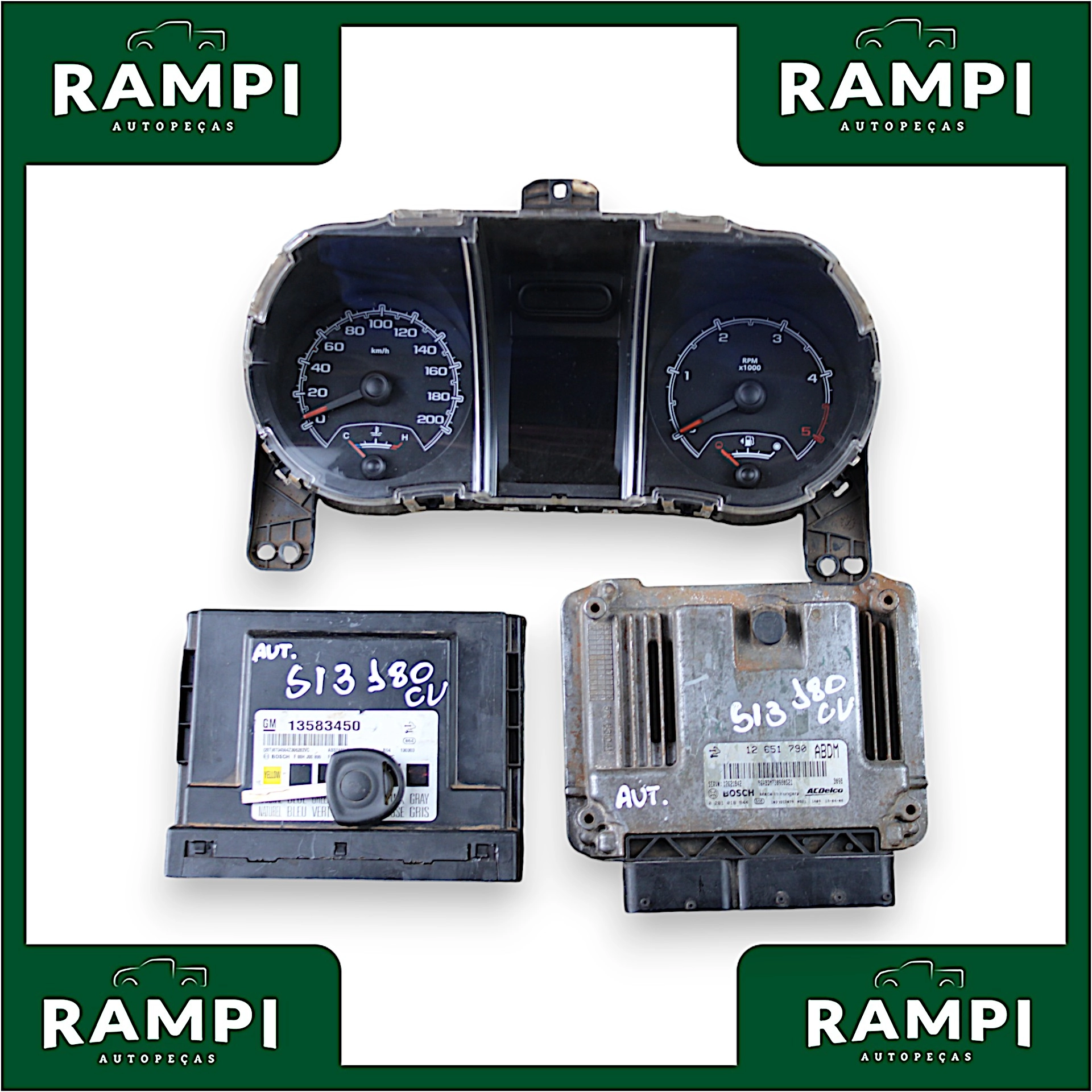 Kit Injeção GM S10 180cv 13583450 12651790