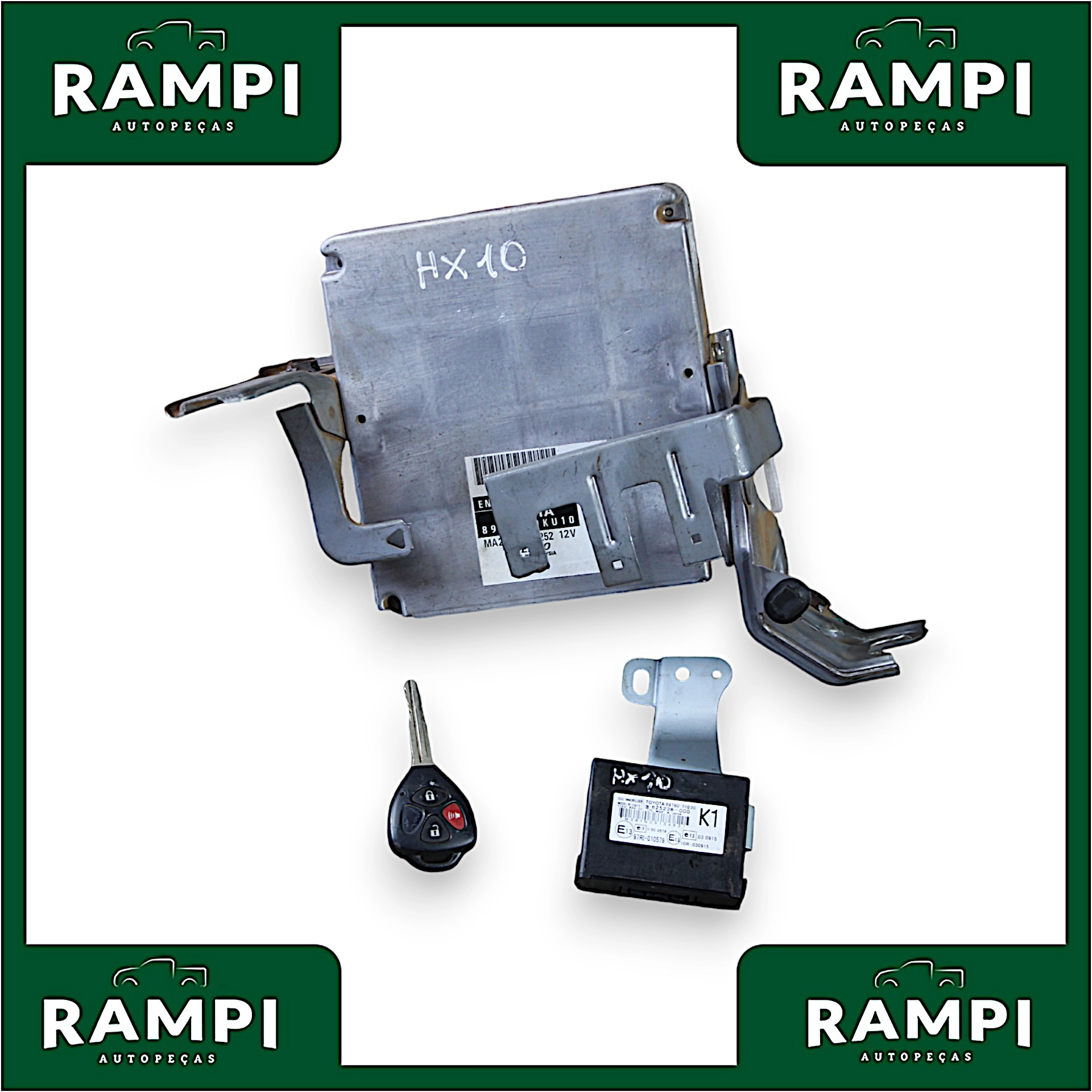 Kit Injeção Toyota Hilux 2010 3.0 896610ku10 Com Chave