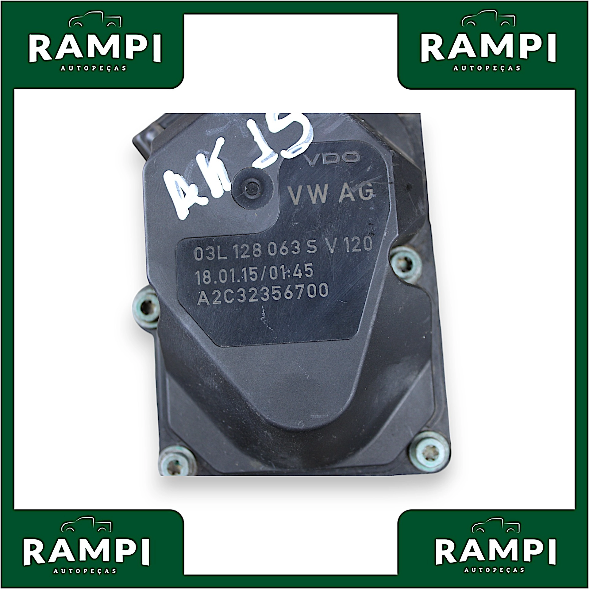 TBI Corpo De Borboleta Volkswagen Amarok 2014 2.0 Diesel 03l128063s
