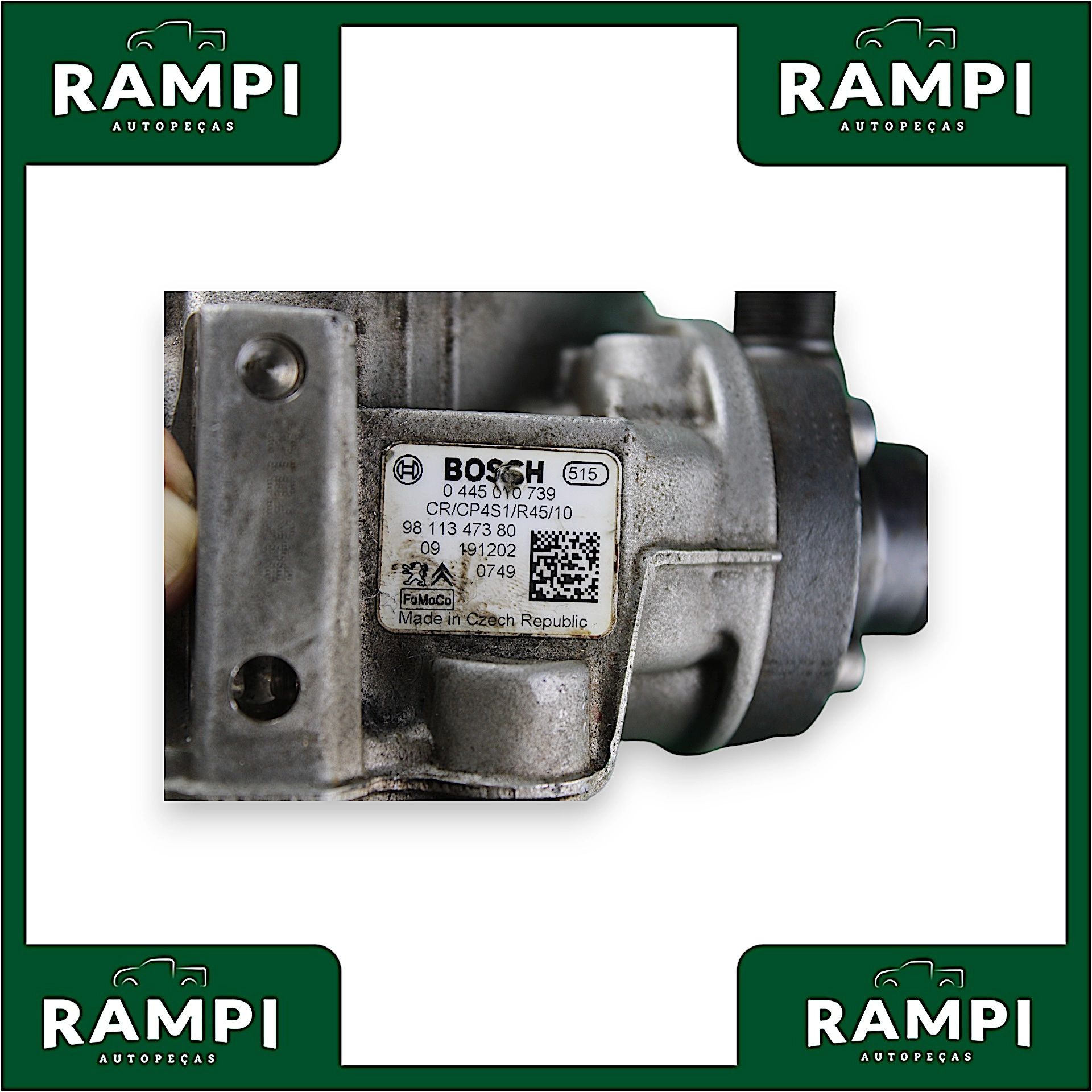 Bomba Alta Pressão Citroën Jumpy Expert 1.6 0445010739 