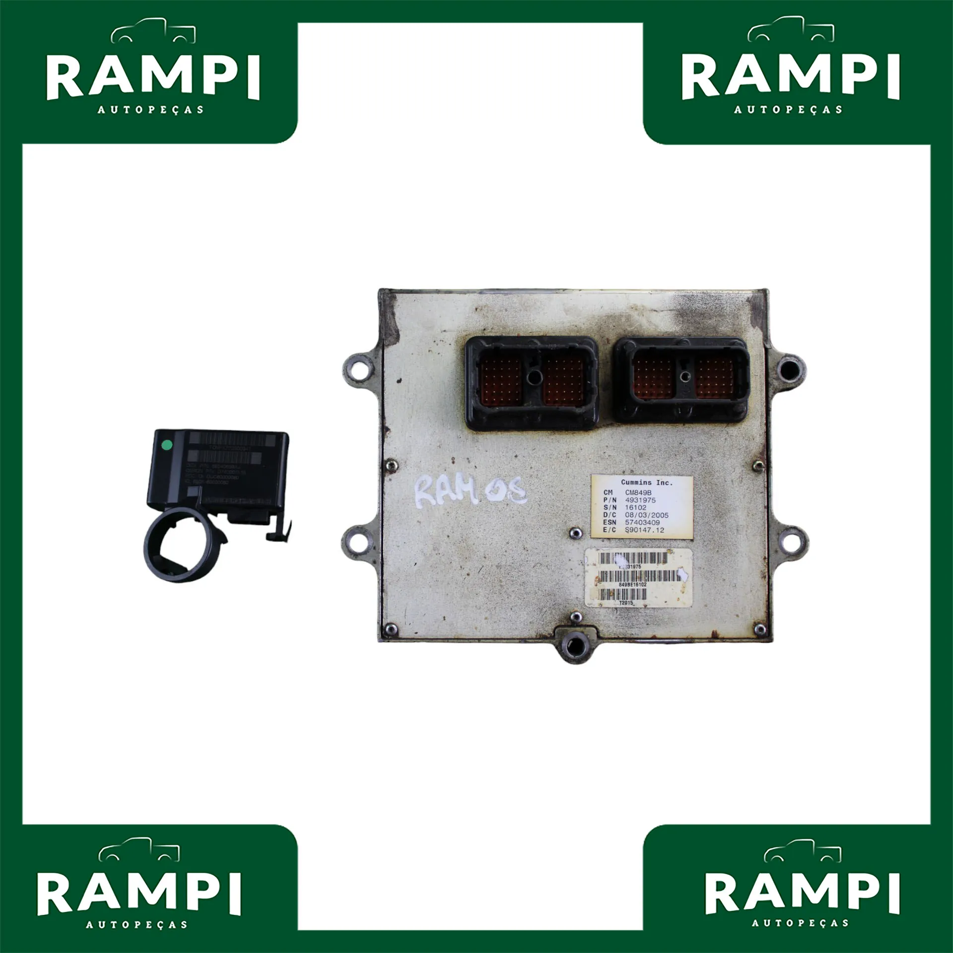 Kit De Injeção Dodge Ram 2007 5.9 Sem Chave 4931975