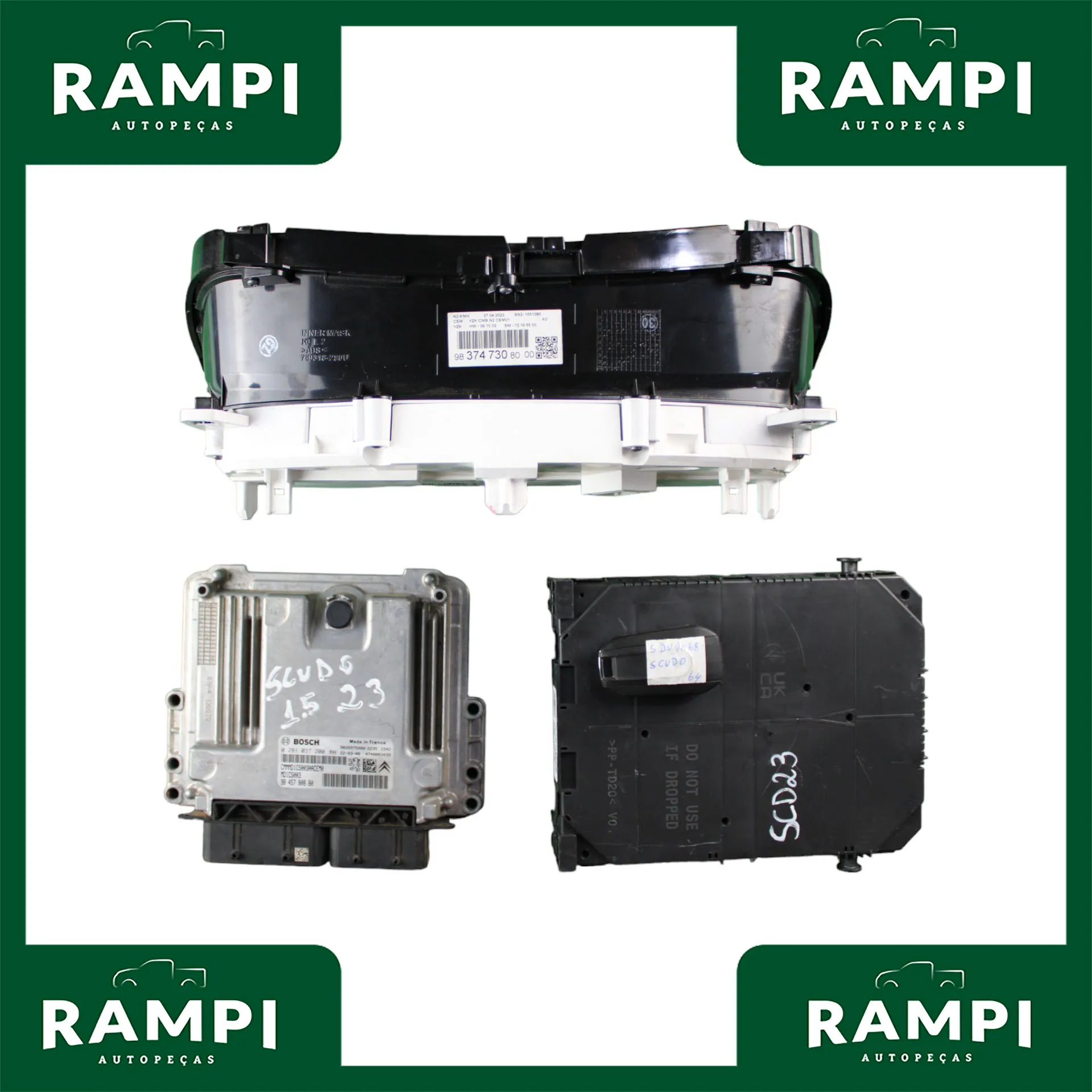 Kit De Injeção Fiat Scudo 2023 1.5 Diesel 0281037200