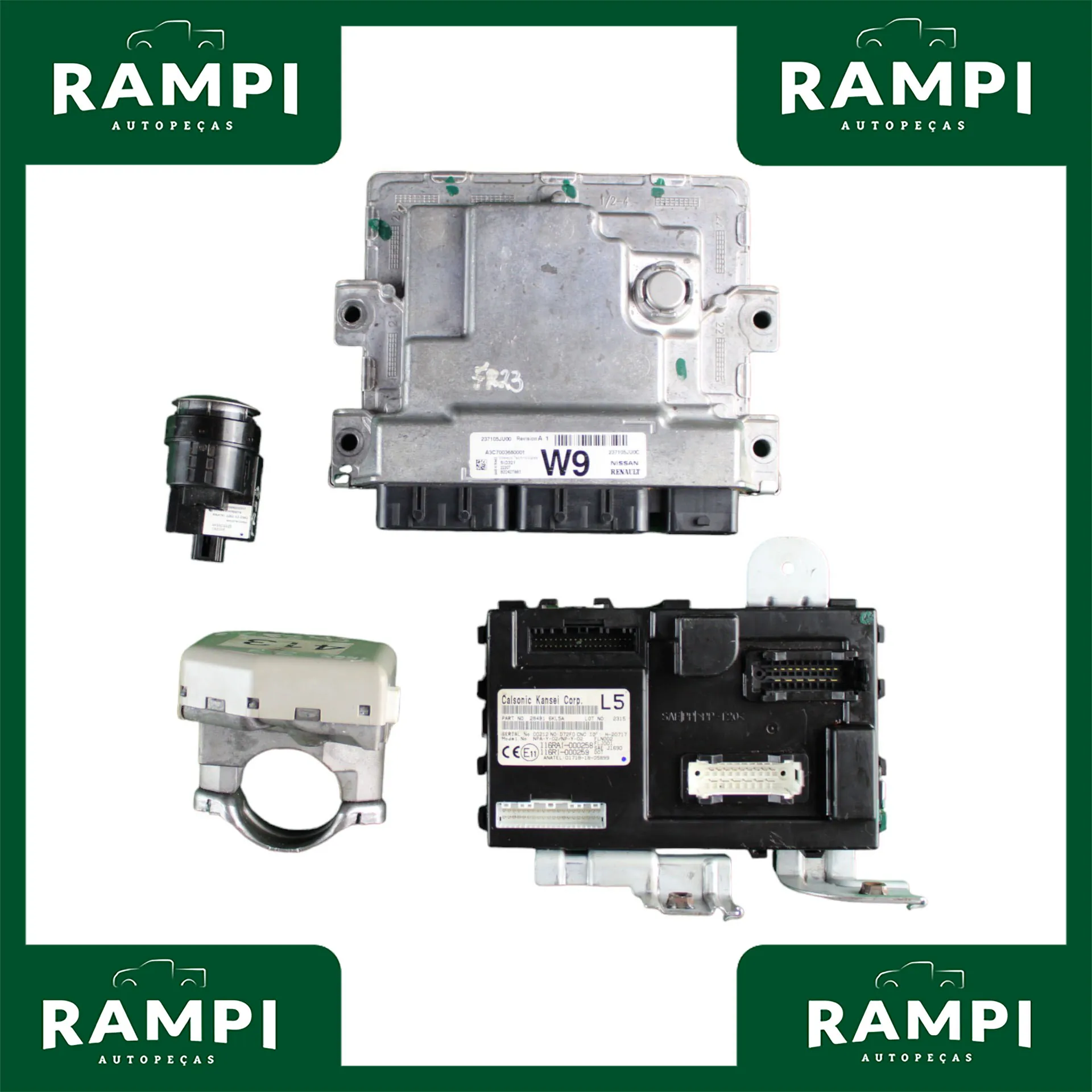 Kit De Injeção Frontier 2023 2.3 Diesel Sem Chave 237105ju0c
