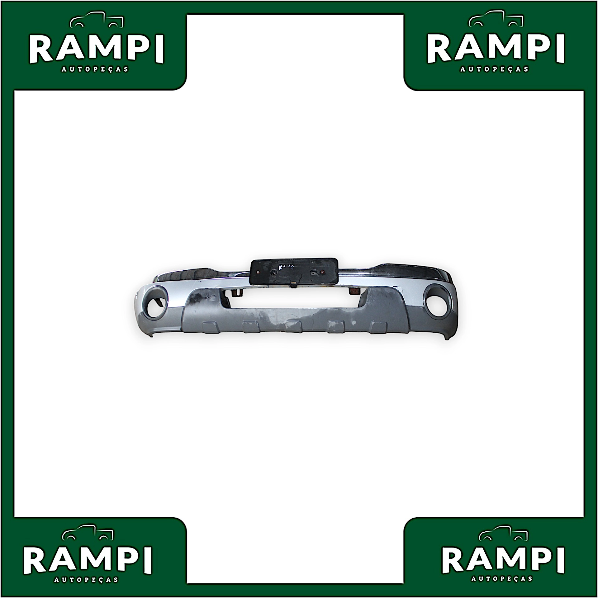 Parachoque Dianteiro Frizo Cromado Ford Ranger 2010