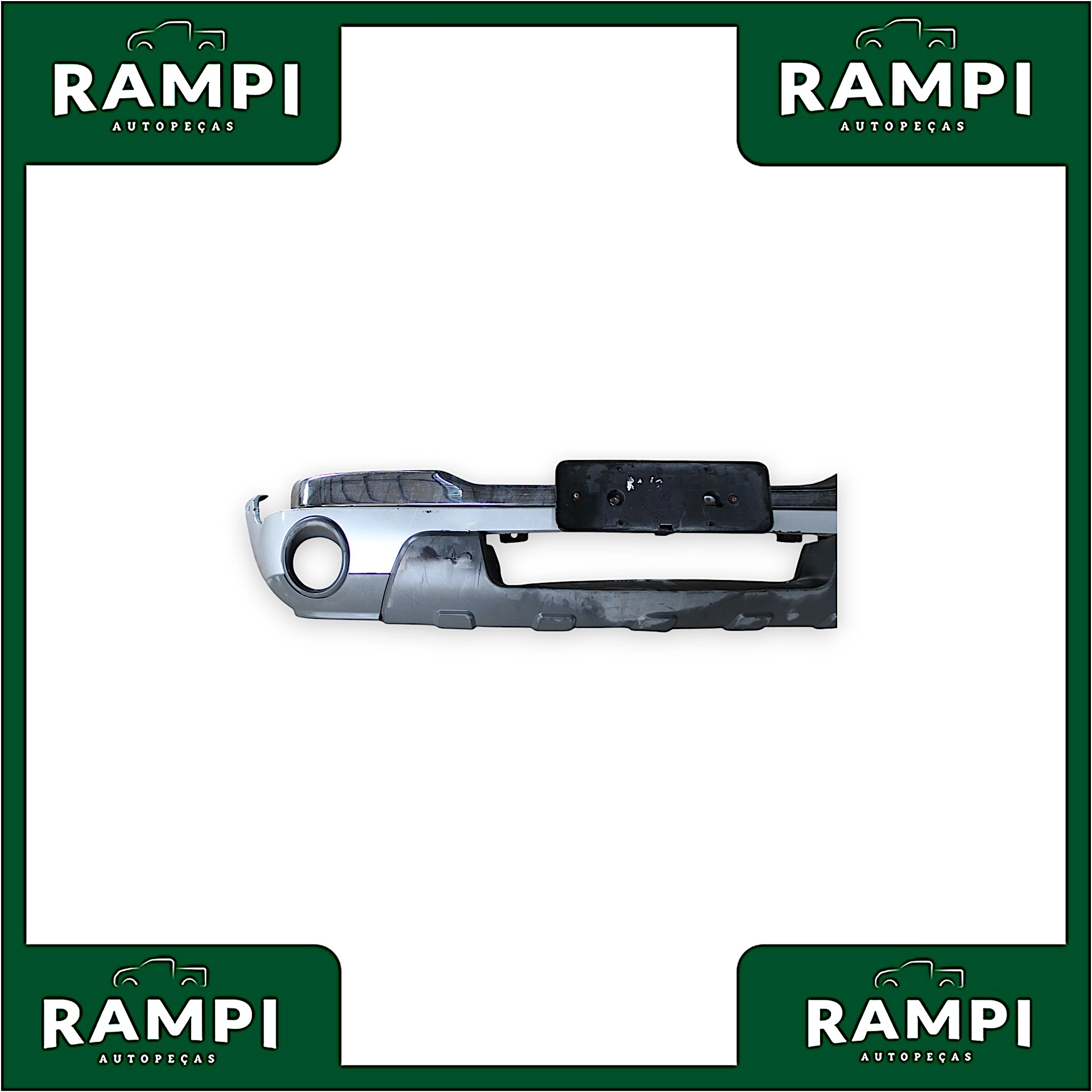 Parachoque Dianteiro Frizo Cromado Ford Ranger 2010