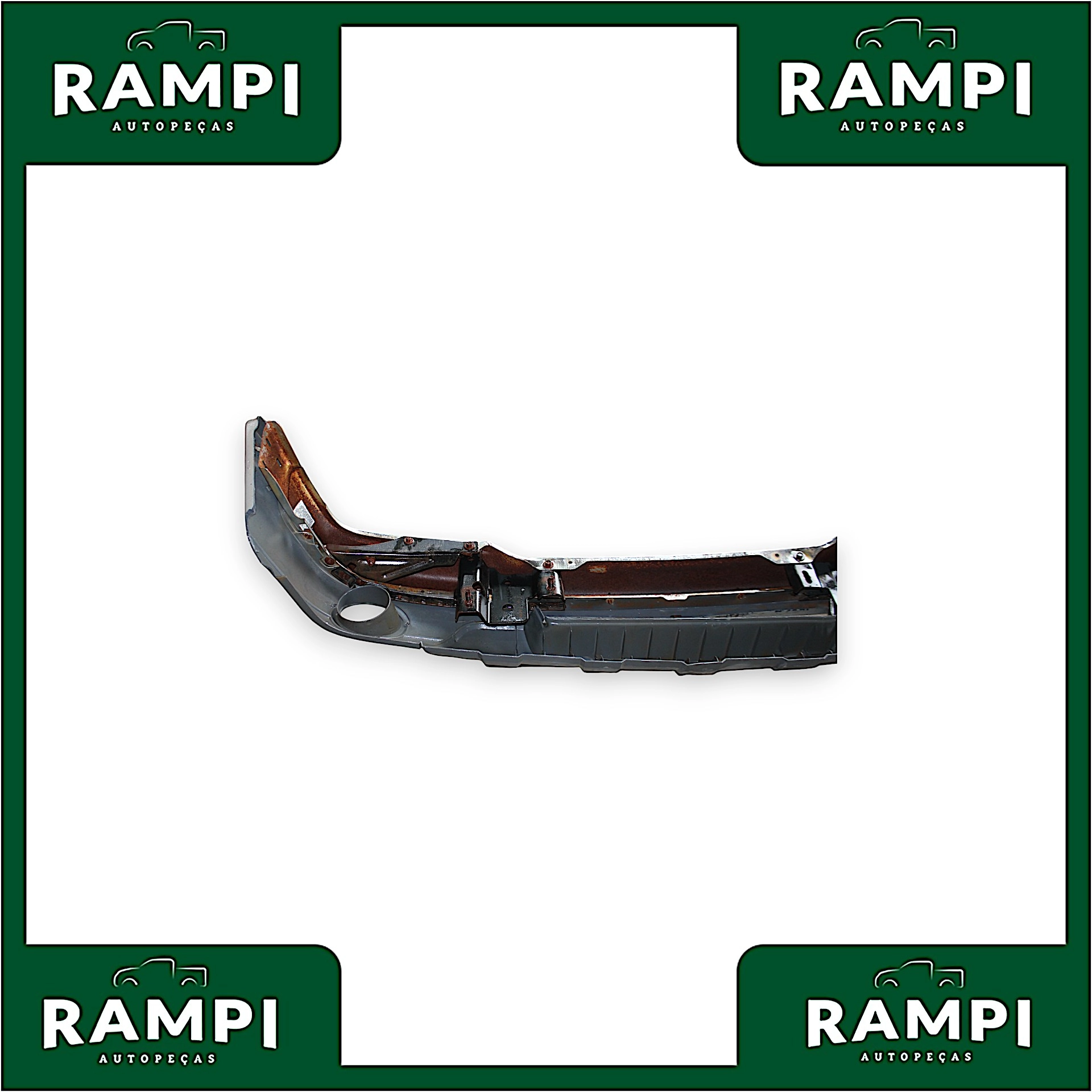 Parachoque Dianteiro Frizo Cromado Ford Ranger 2010