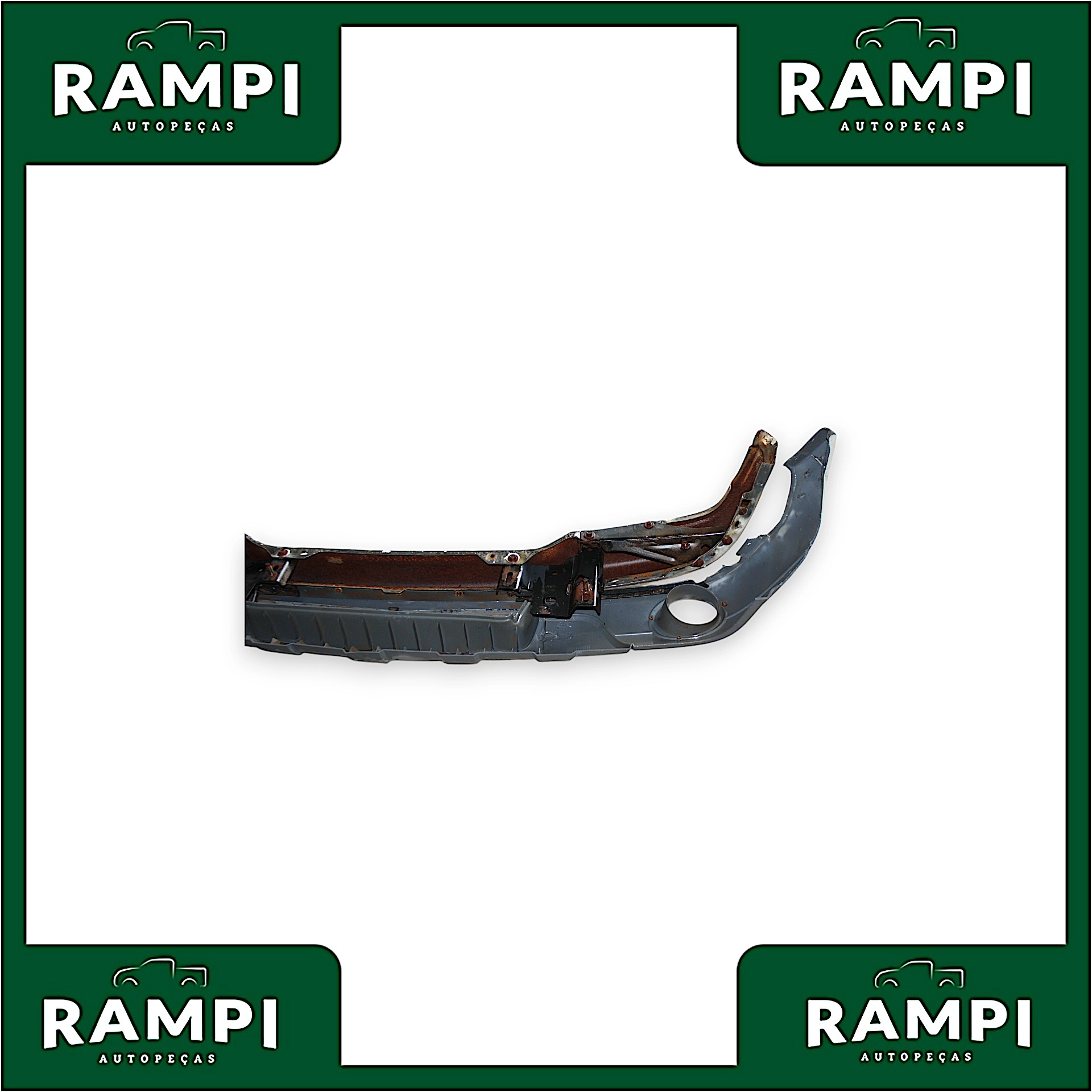 Parachoque Dianteiro Frizo Cromado Ford Ranger 2010