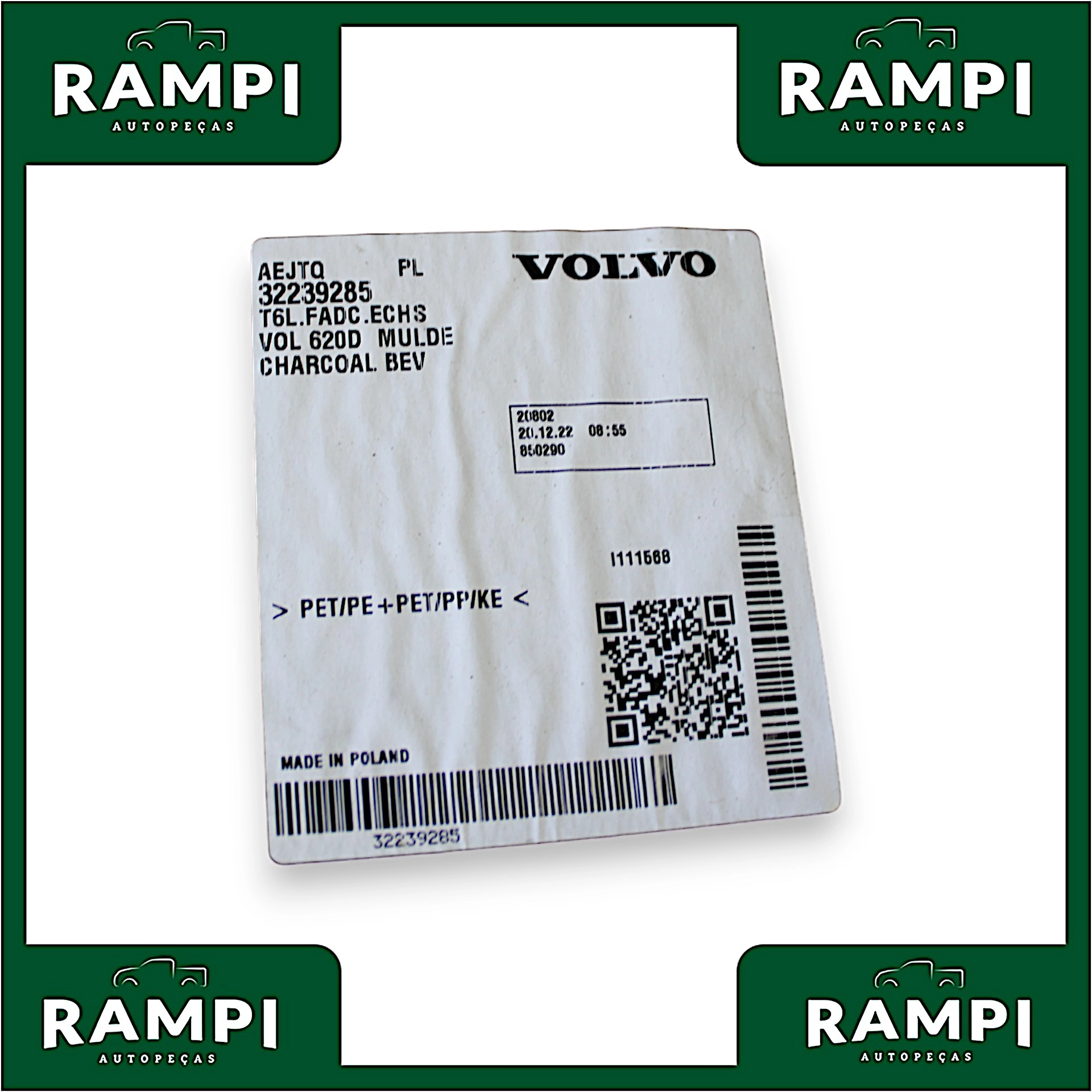 Caixa de Armazenamento do Assoalho do Porta-Malas Volvo XC40 2023 32239285