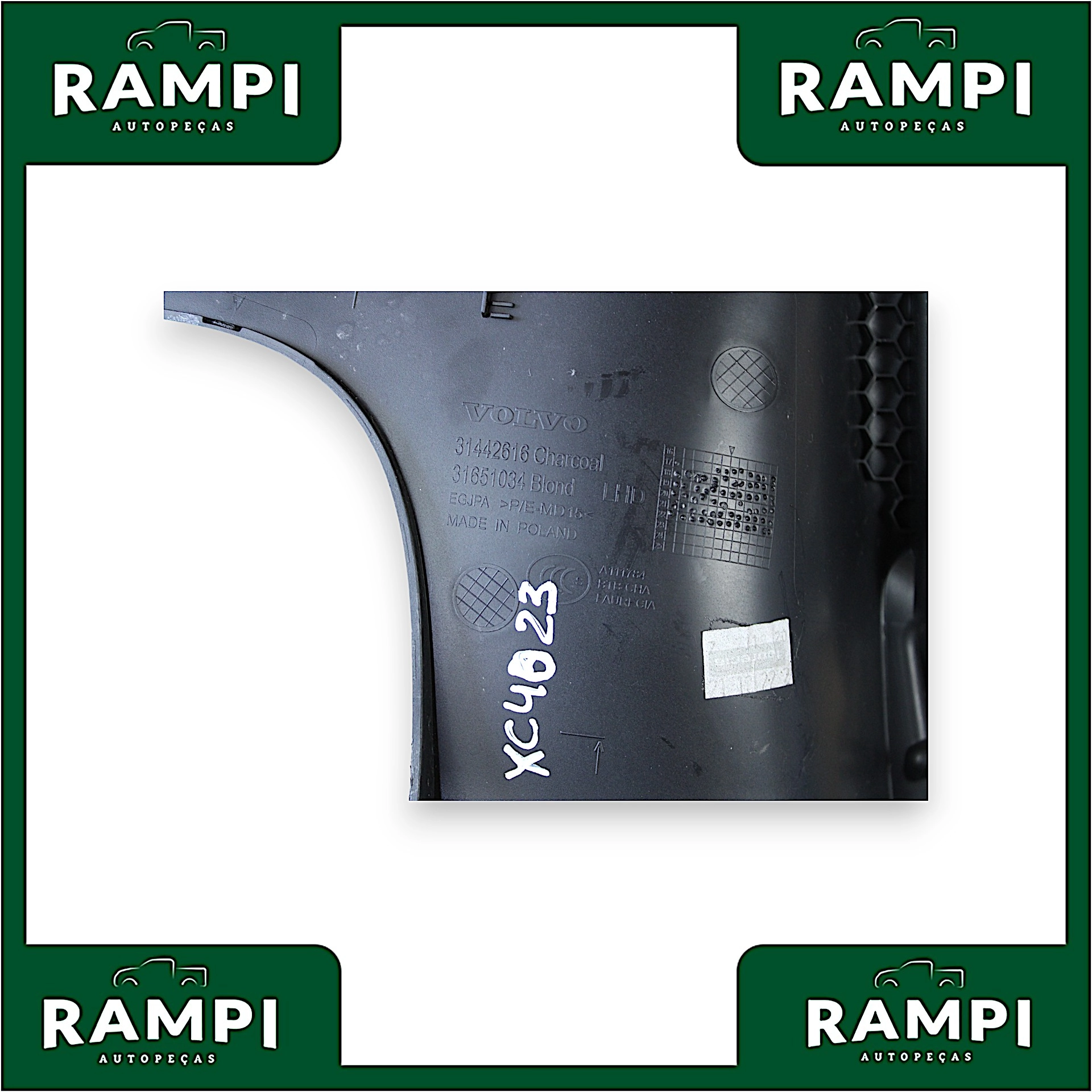 Moldura Capa Painel Volvo Xc40 2023 31442616