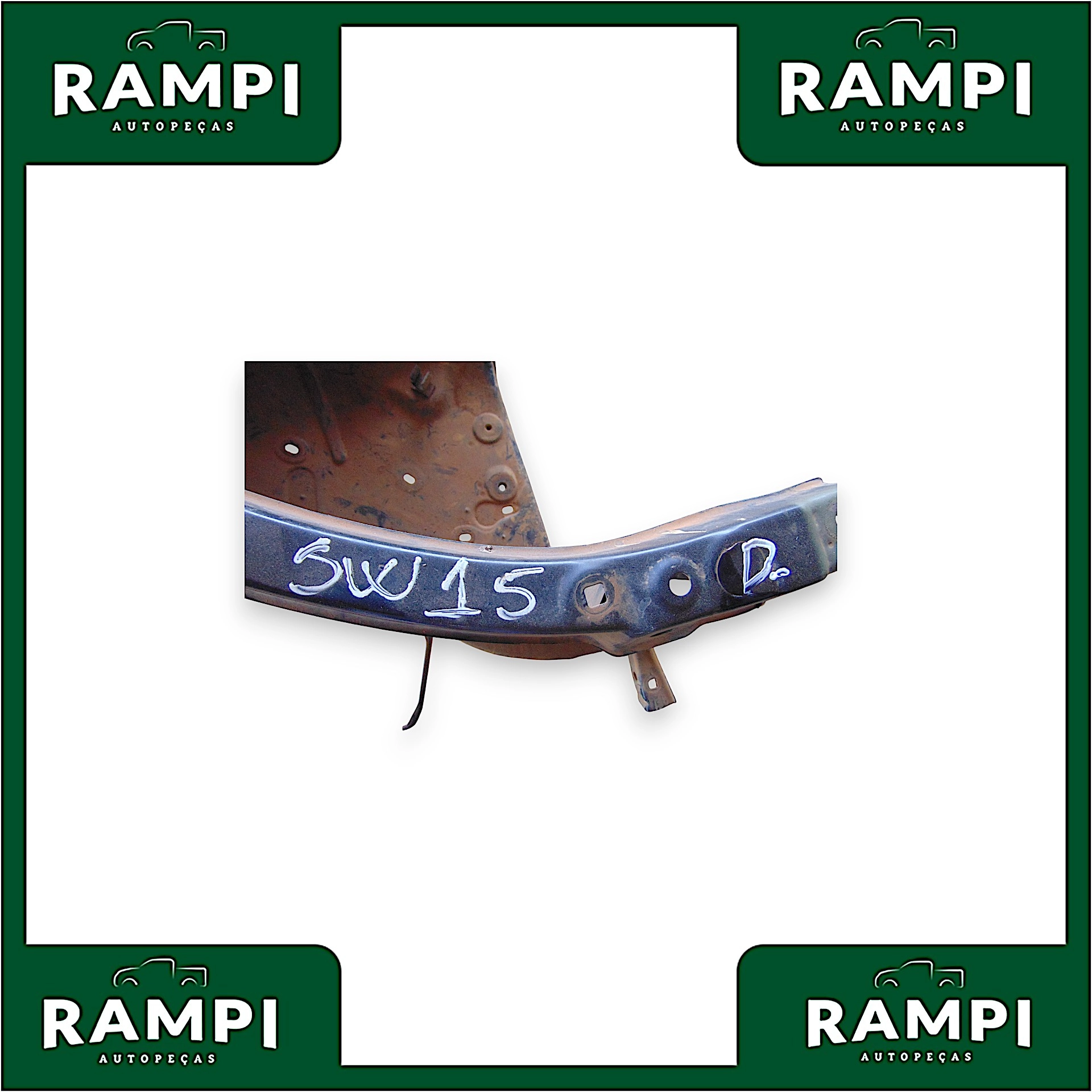 Caixa roda lado direito Toyota Hilux SW4 2006 a 2015