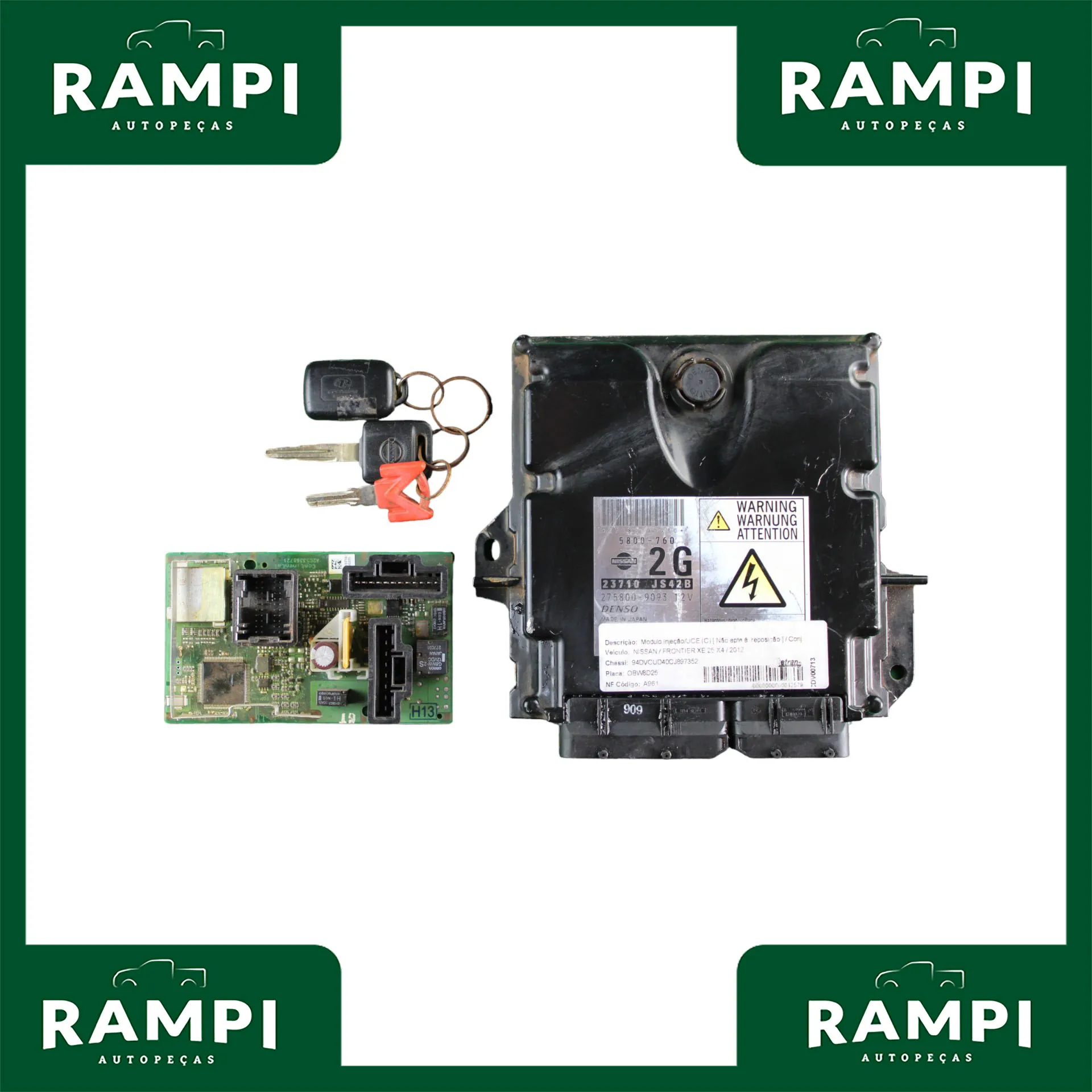 Kit Injeção Frontier 2011 2.5 Diesel Com Detalhe 23710js42b