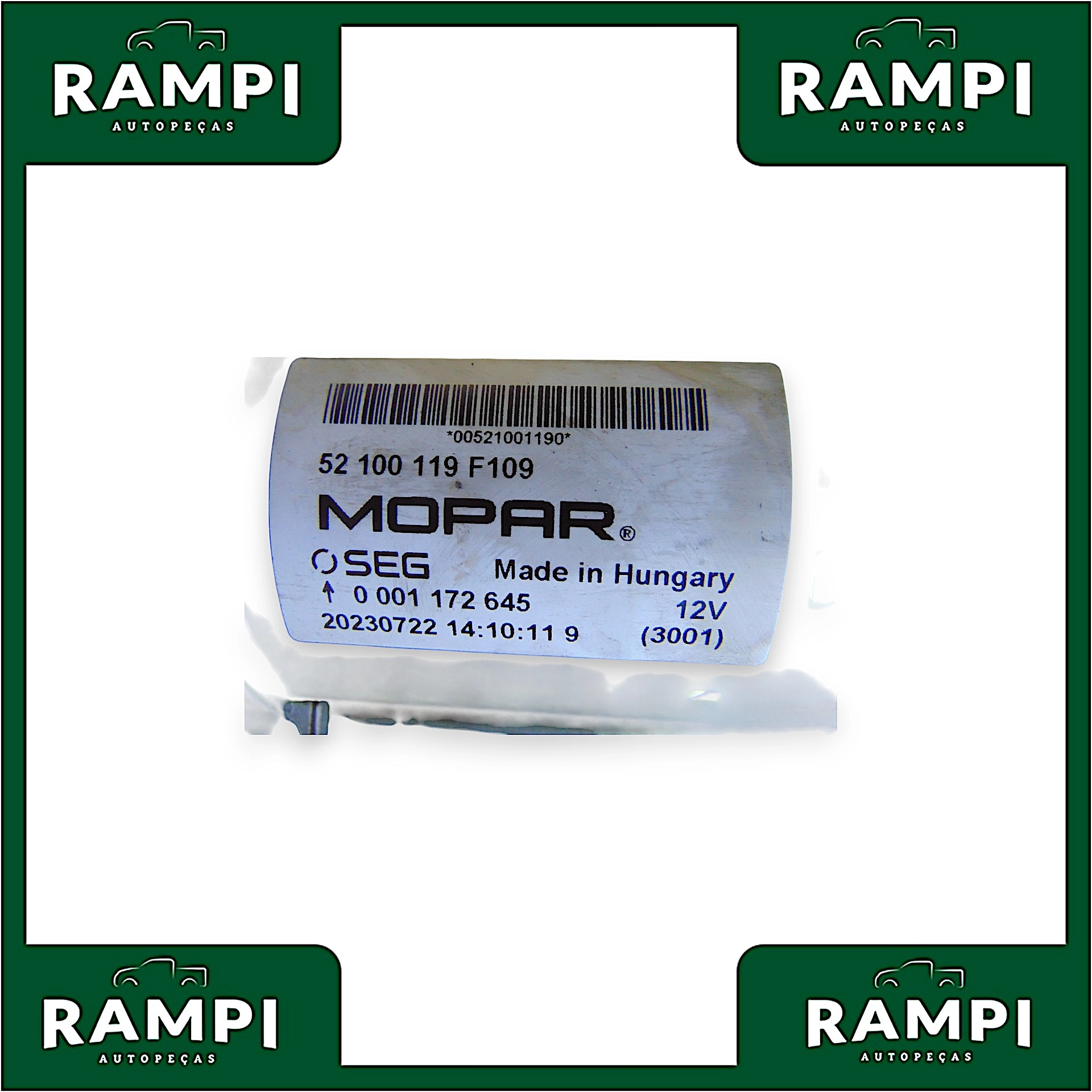 Motor Partida RAM Dodge Rampage 2023 52100119f109