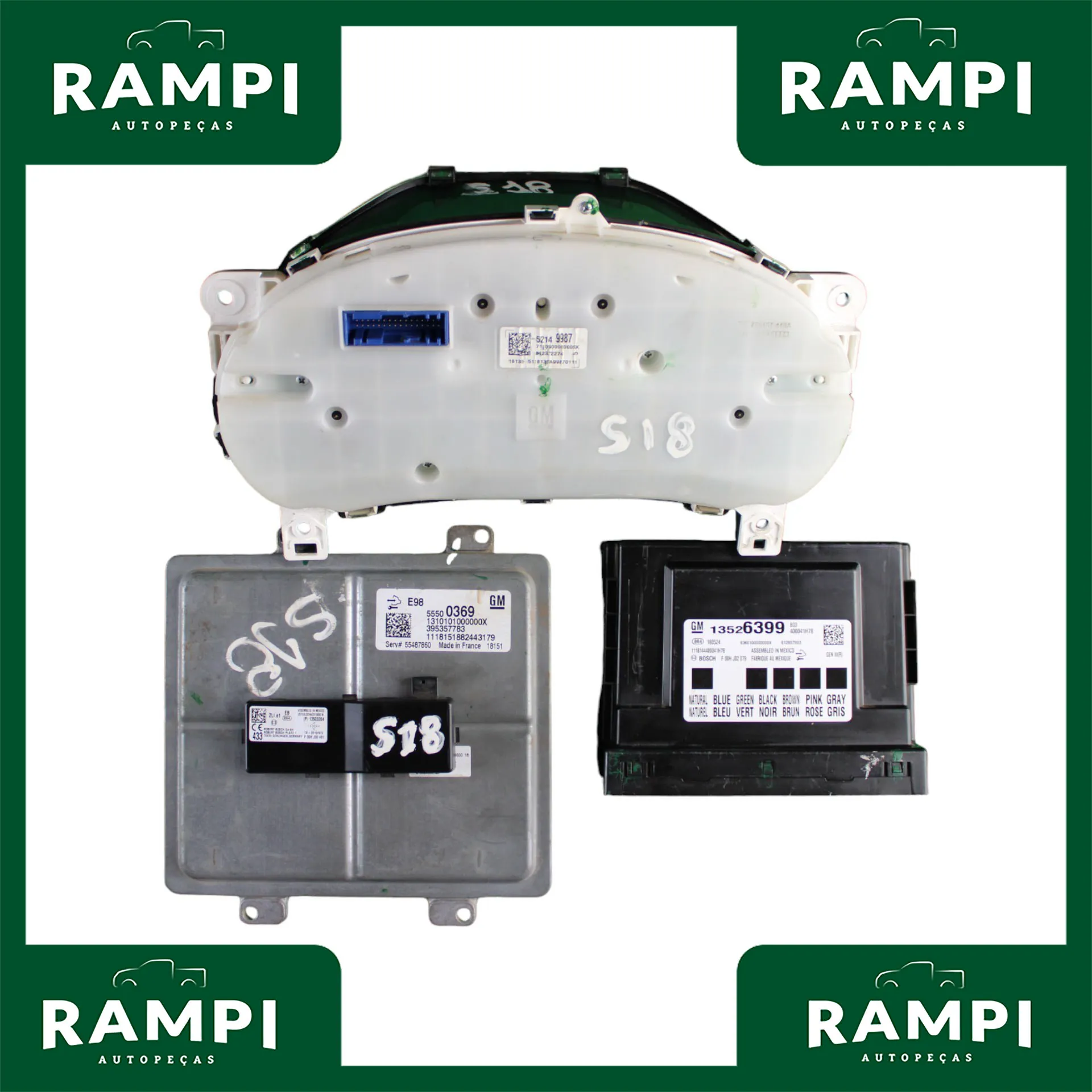 Kit De Injeção S10 2018 2.8 Diesel Sem Chave 55500369 13526399