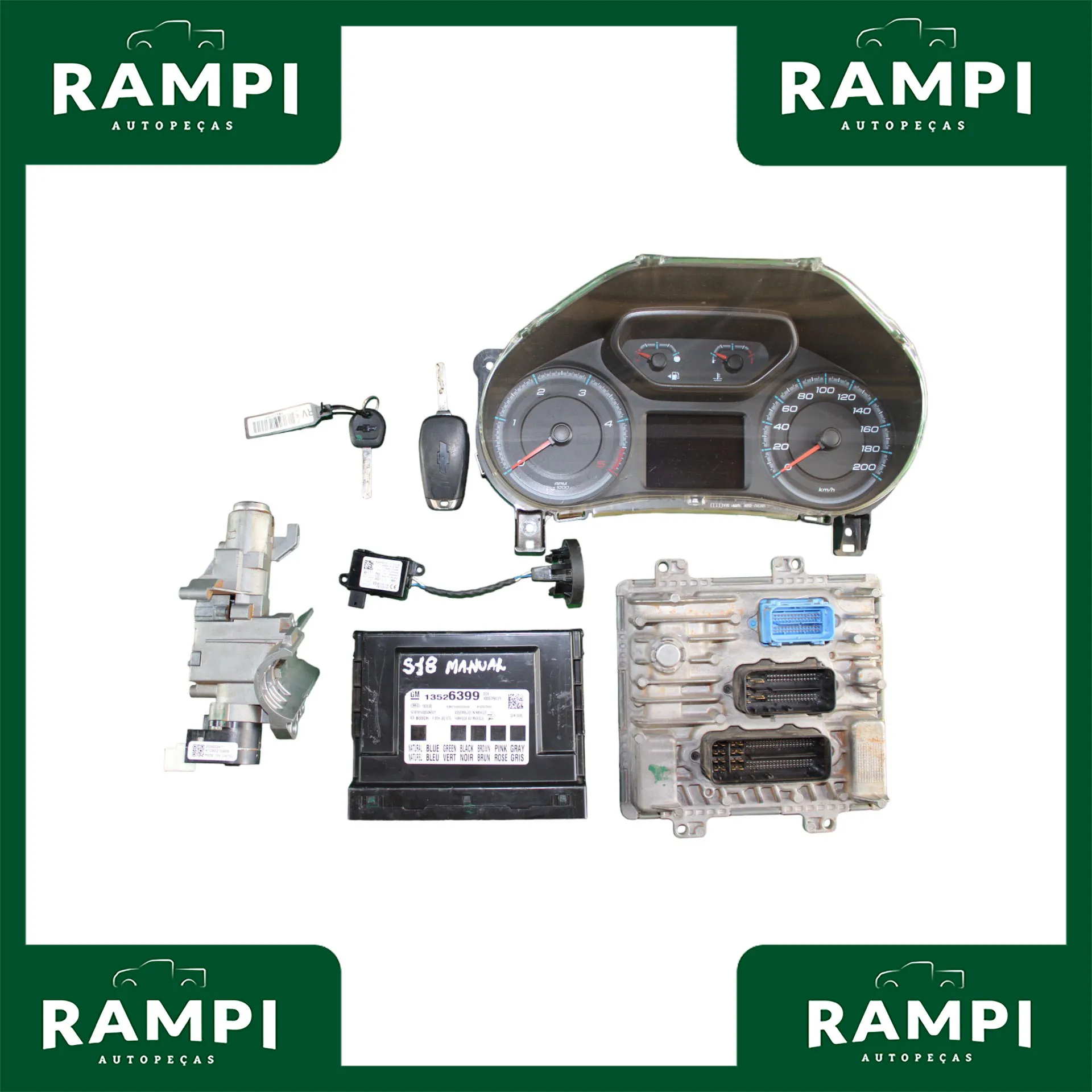 Kit De Injeção S10 2018 2.8 Diesel 4x4 Manual 55500369 13526399