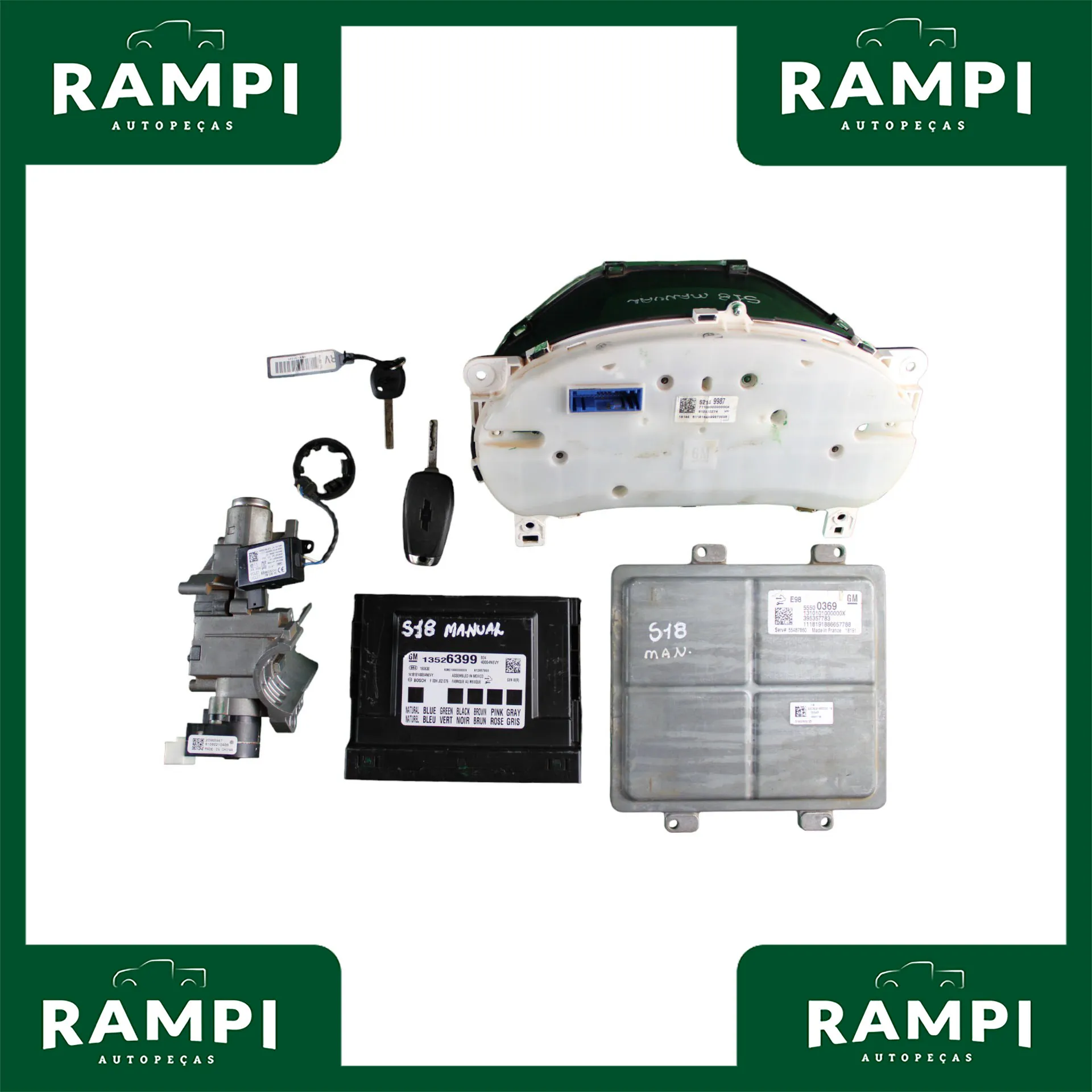 Kit De Injeção S10 2018 2.8 Diesel 4x4 Manual 55500369 13526399