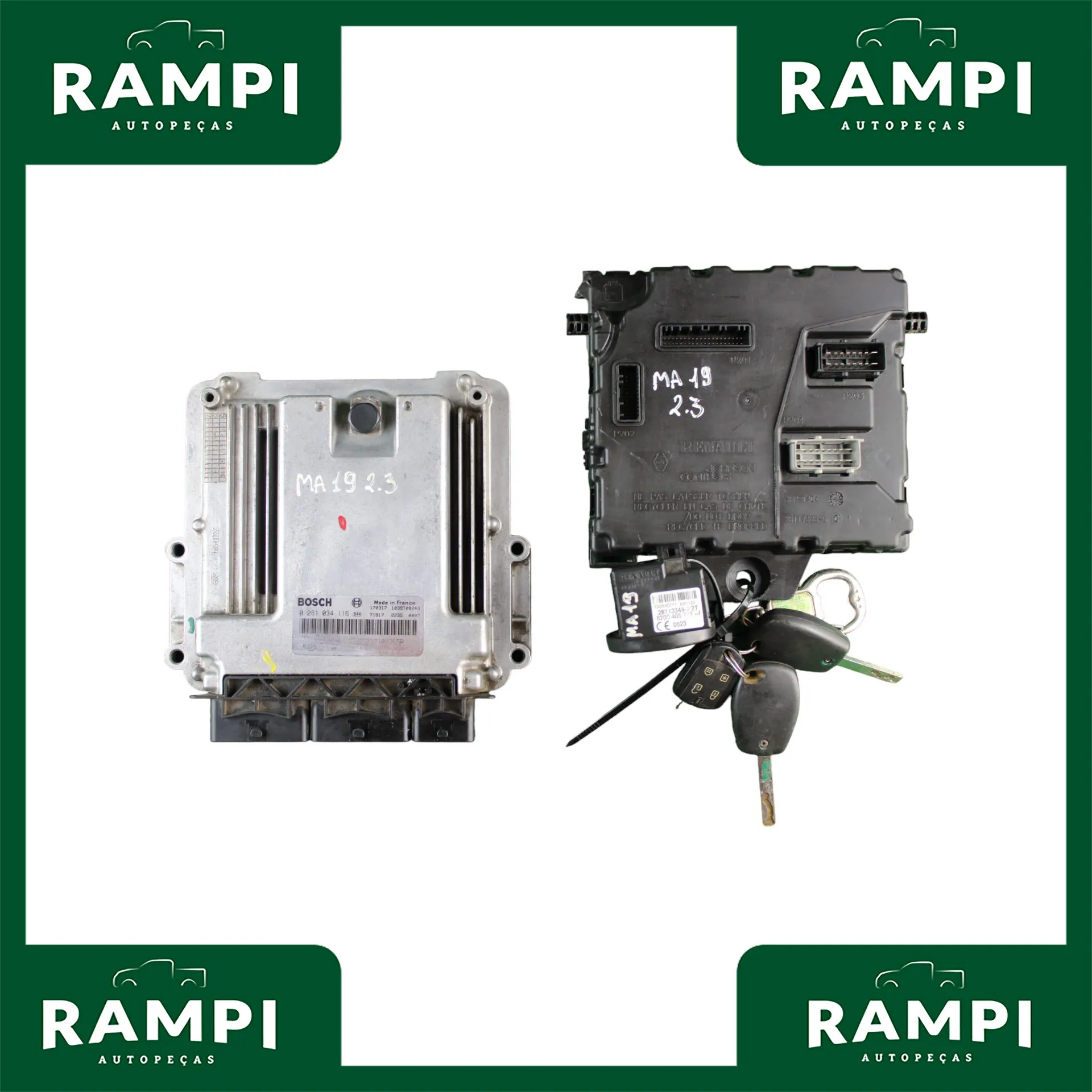 Kit De Injeção Master 2019 2.3 Diesel 0281034116