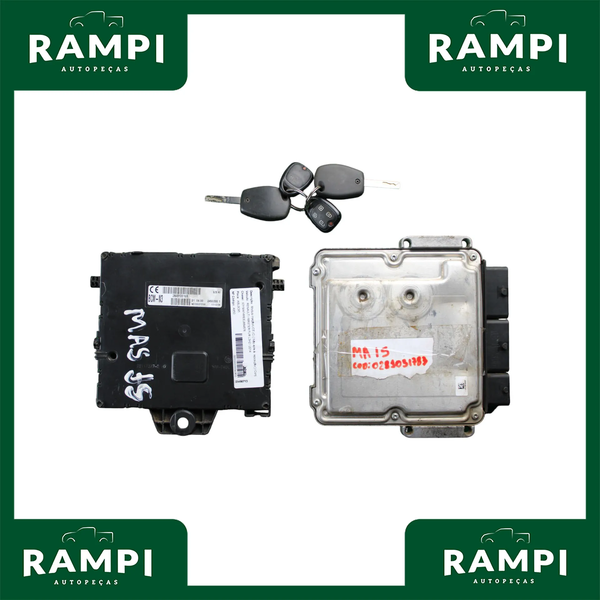Kit De Injeção Master 2015 2.3 Diesel 0281031783