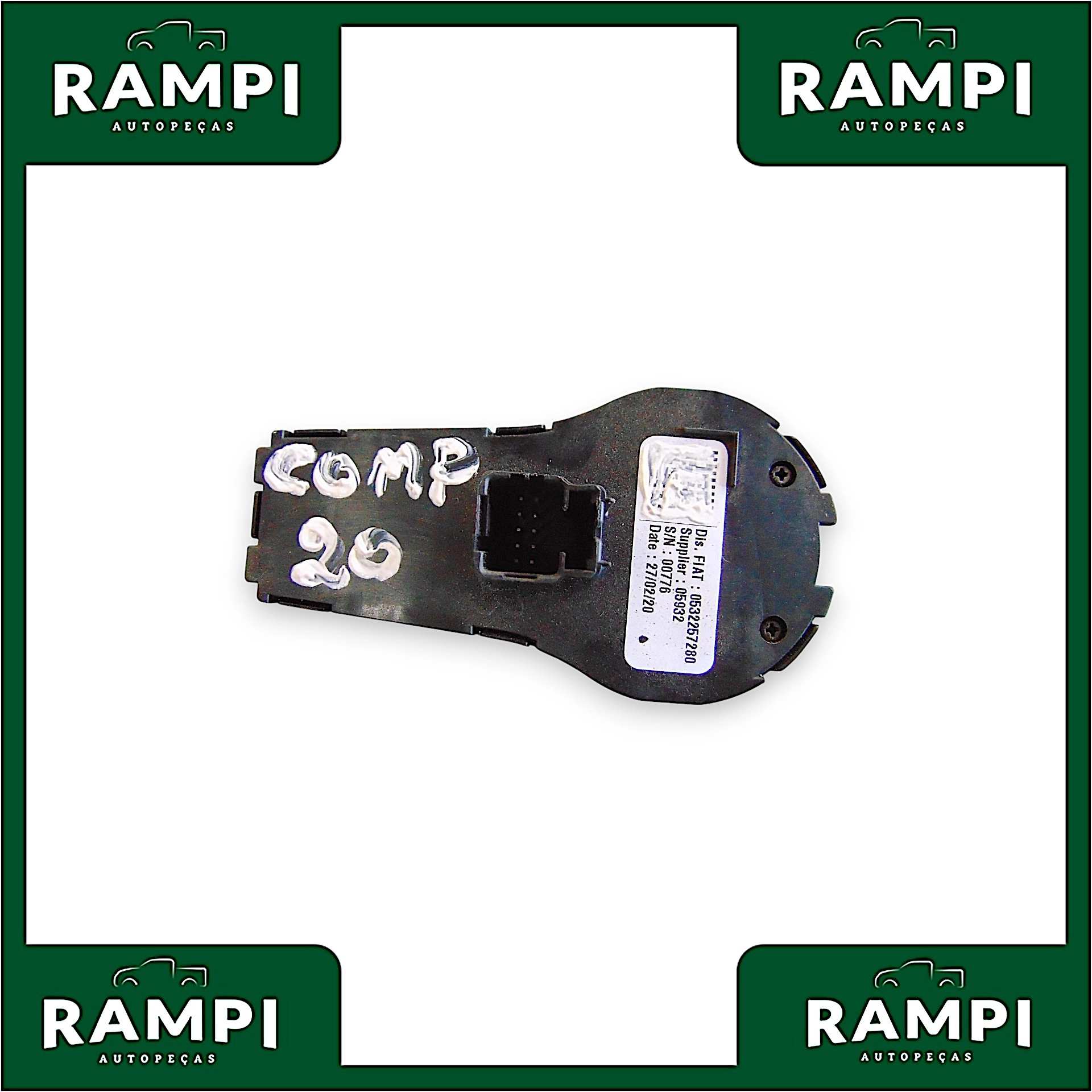 Botão Farol Chave Luz Jeep Compass 2020 0532257280
