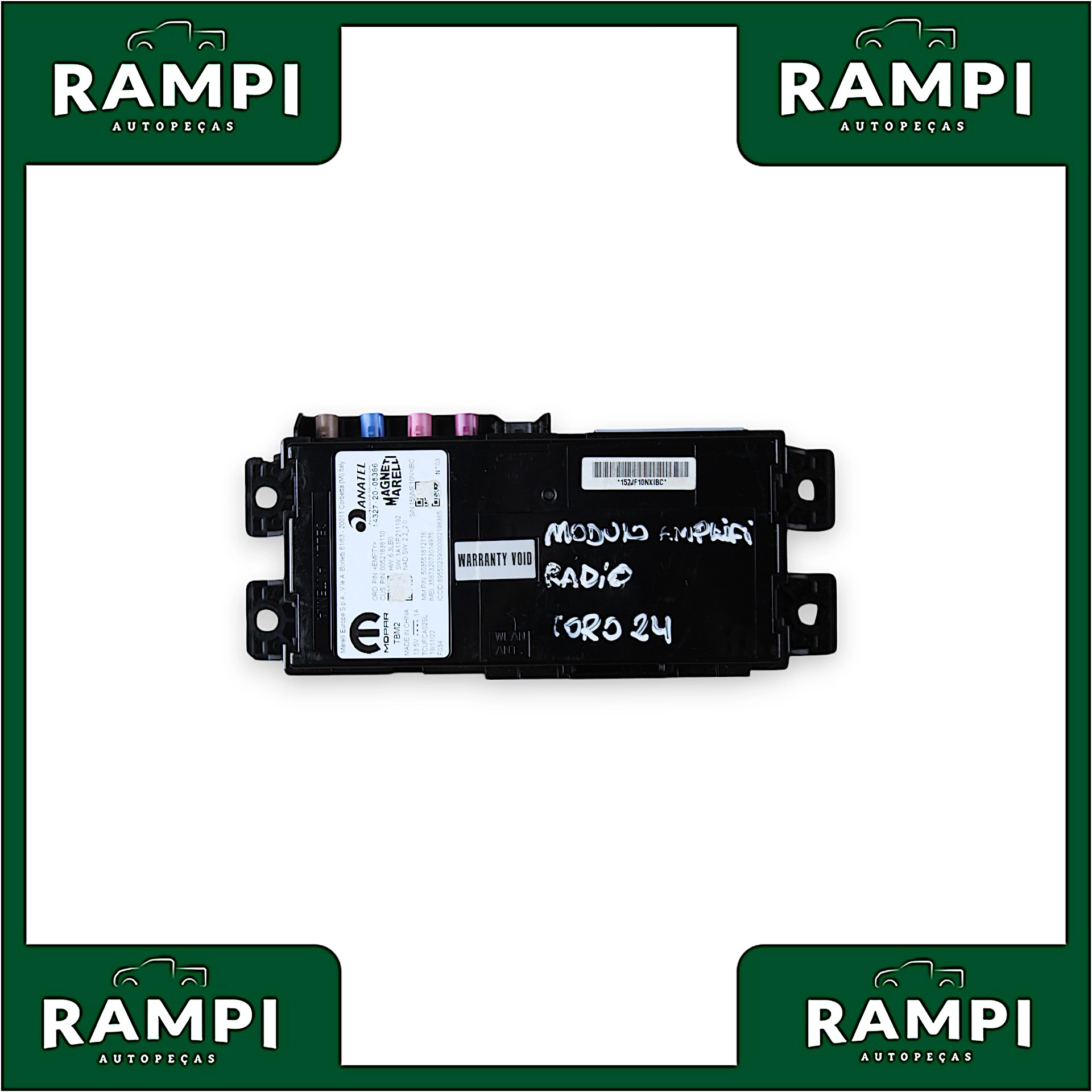 Módulo Amplificador Rádio Fiat Toro 2024
